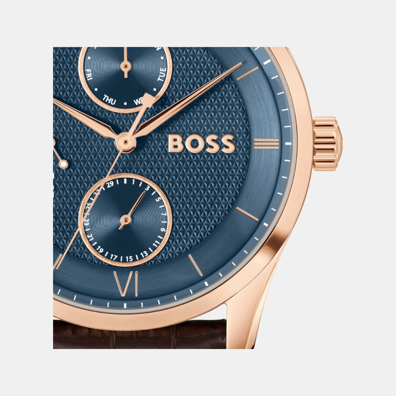 Principle Master Men Quartz Blue Dial Multi-Function Calf Watch 1514273 - Image 5