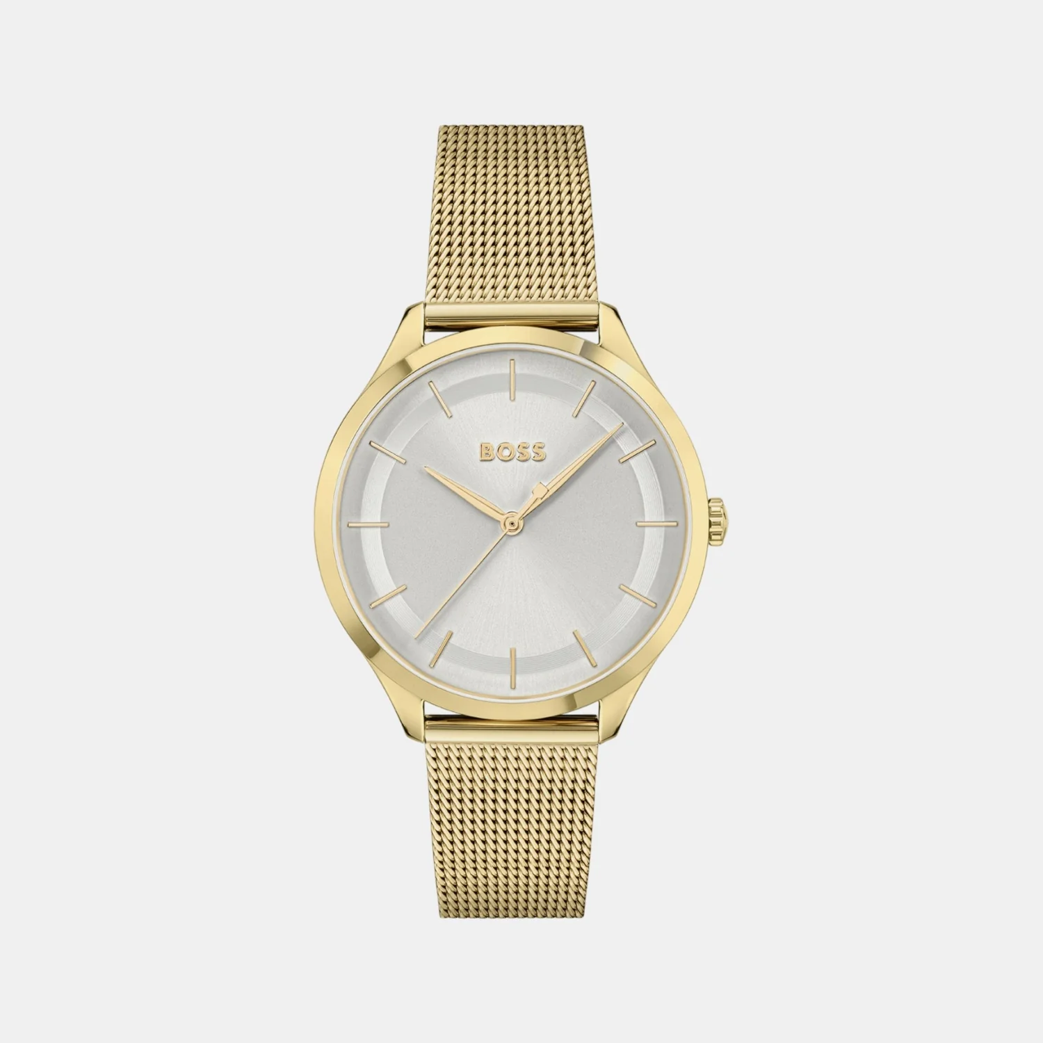 Pura Women Quartz Silver Dial Analog Mesh Watch 1502696