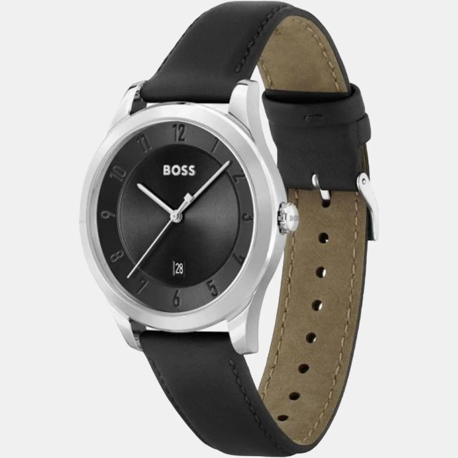 Purity Men Quartz Black Dial Analog Leather Watch 1513984 - Image 2