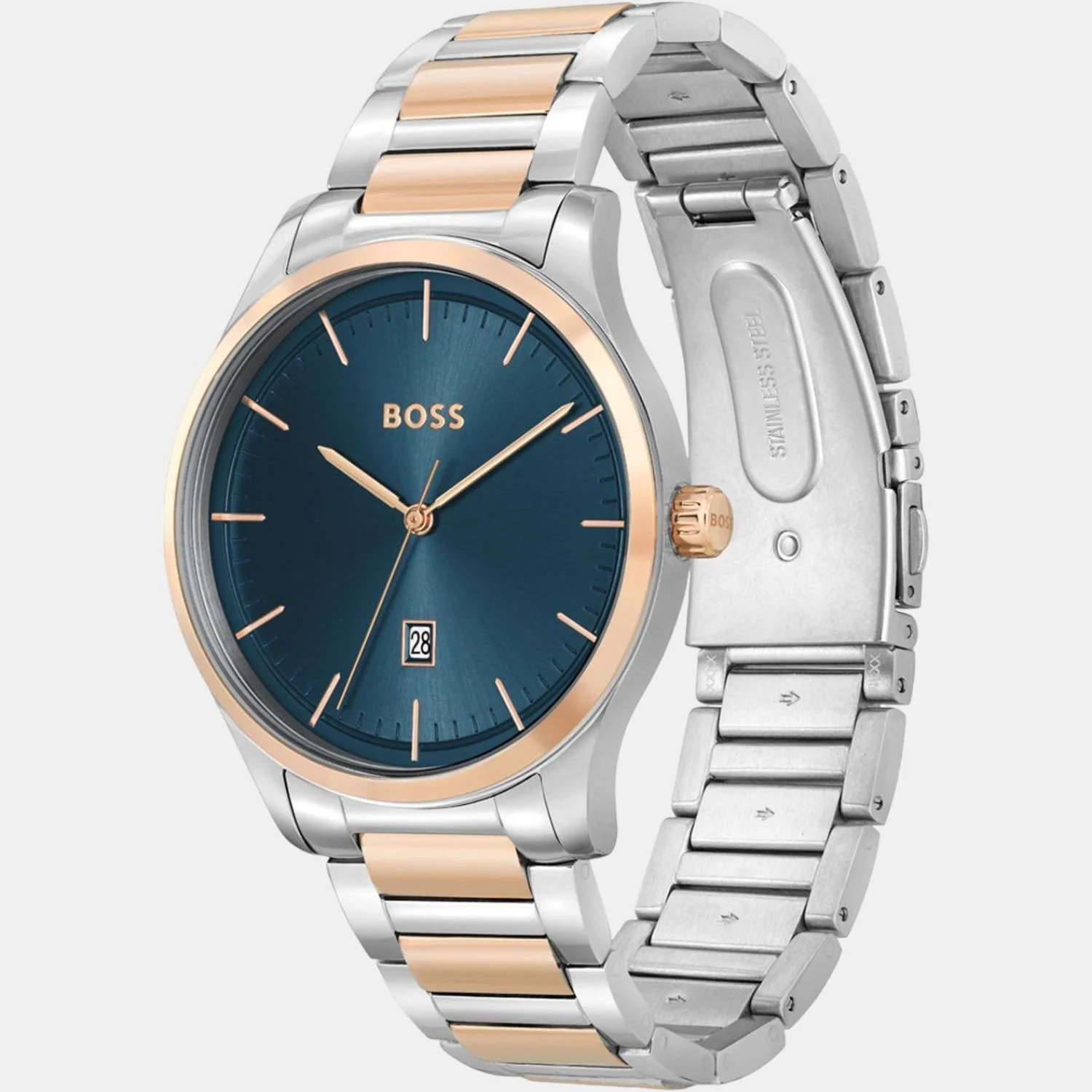 Reason Men Quartz Blue Dial Analog Stainless Steel Watch 1513978 - Image 3