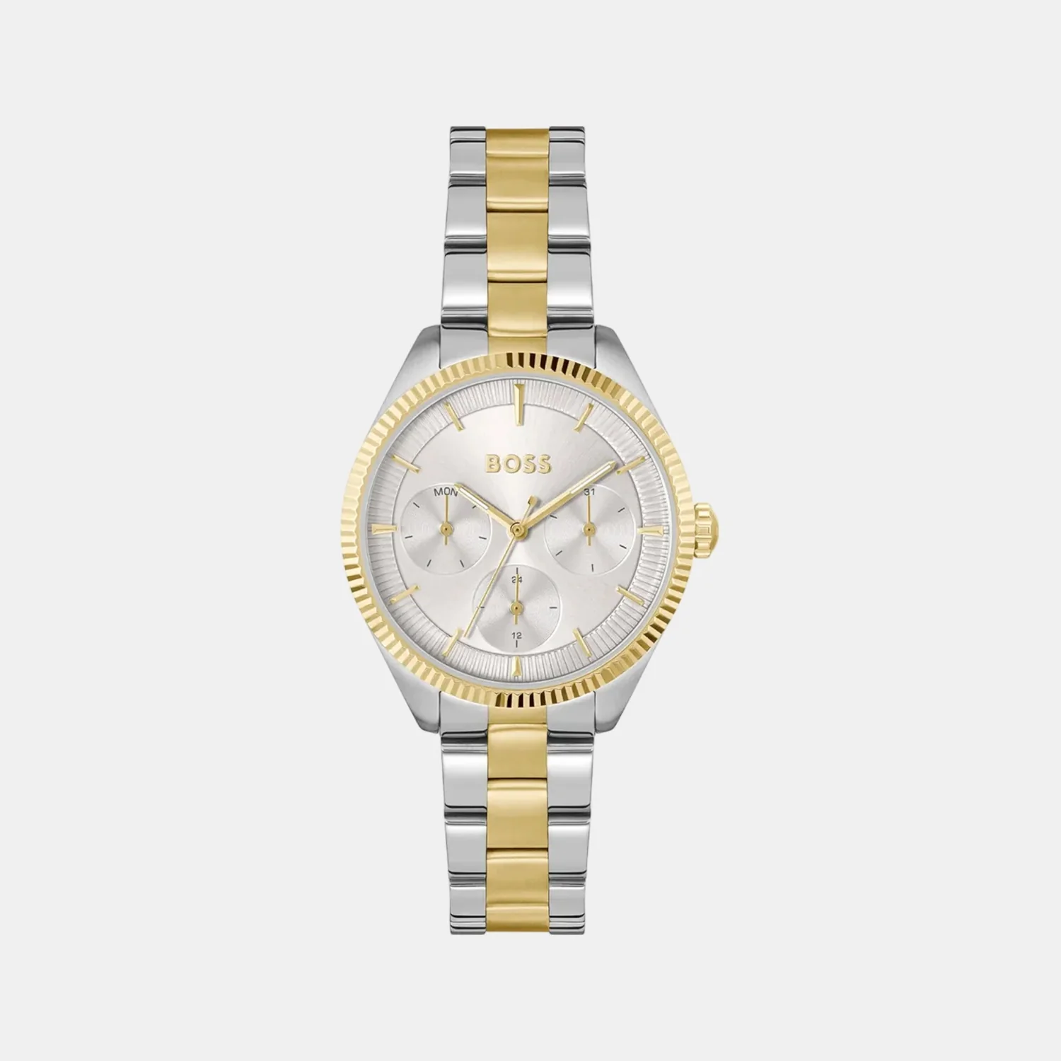 Sage Sport Women Quartz Silver Dial Multi-Function Stainless Steel Watch 1502804 - Image 2