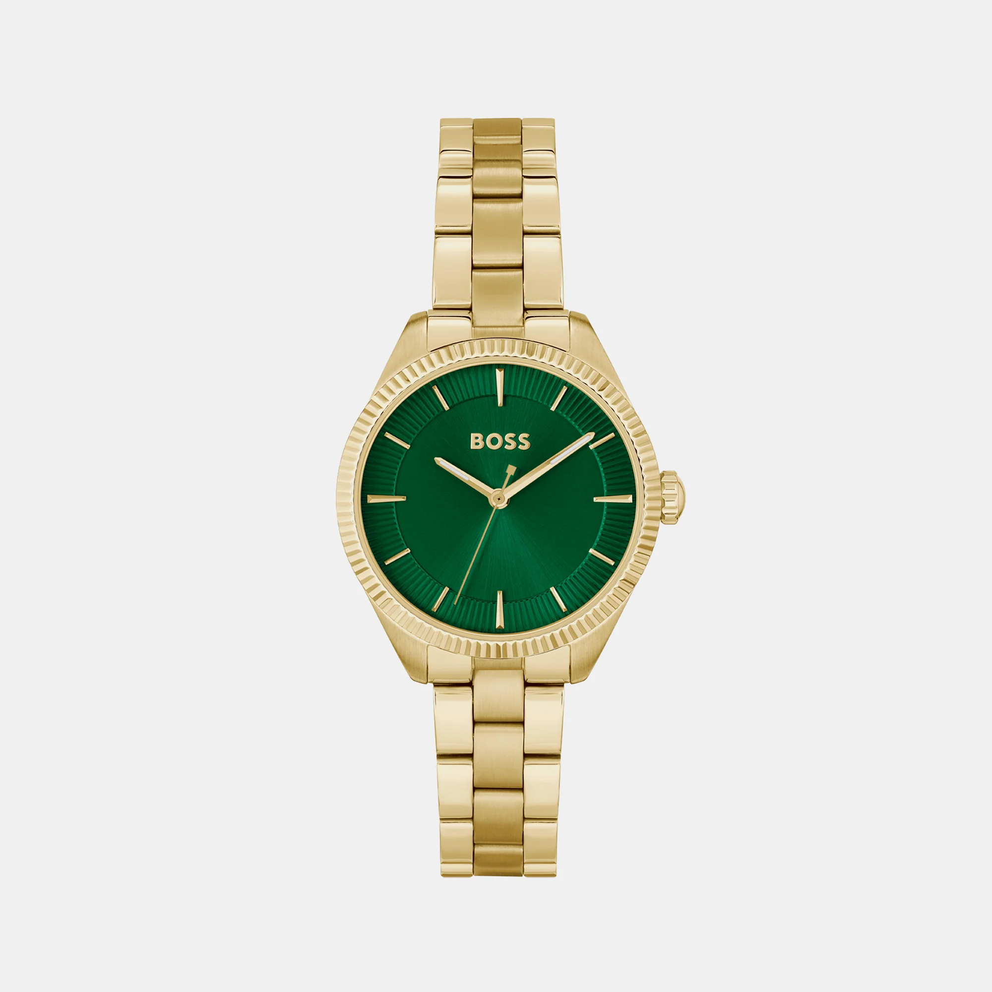 Sage Women Quartz Green Dial Analog Stainless Steel Watch 1502729 - Image 2
