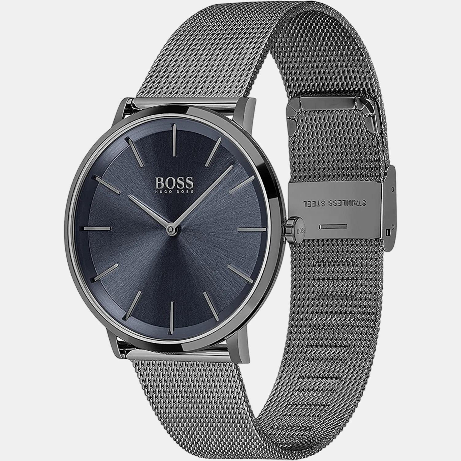 Skyliner Men Quartz Blue Dial Analog Stainless Steel Watch 1513910 - Image 2