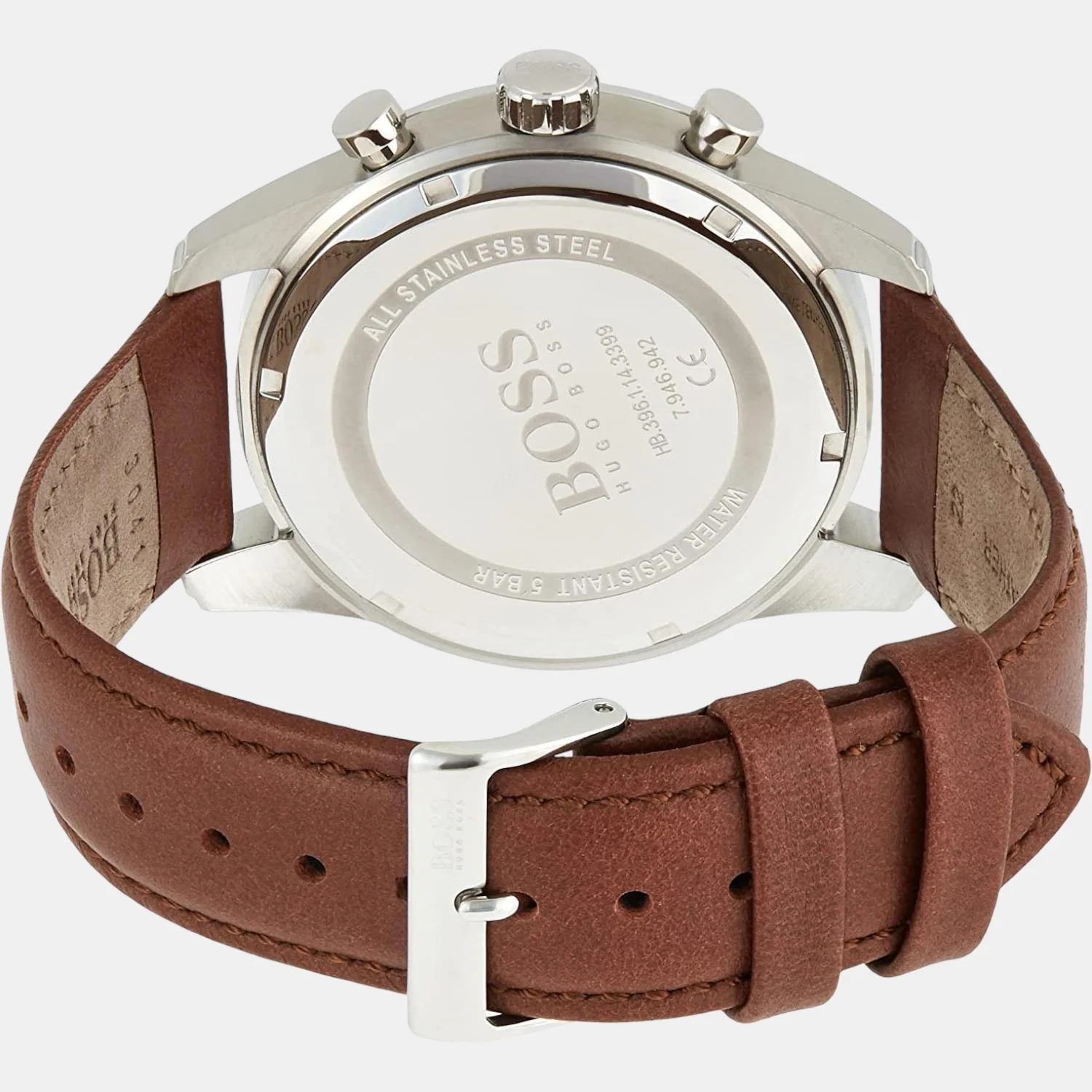 Skymaster Men Quartz Grey Dial Analog Leather Watch 1513787 - Image 2