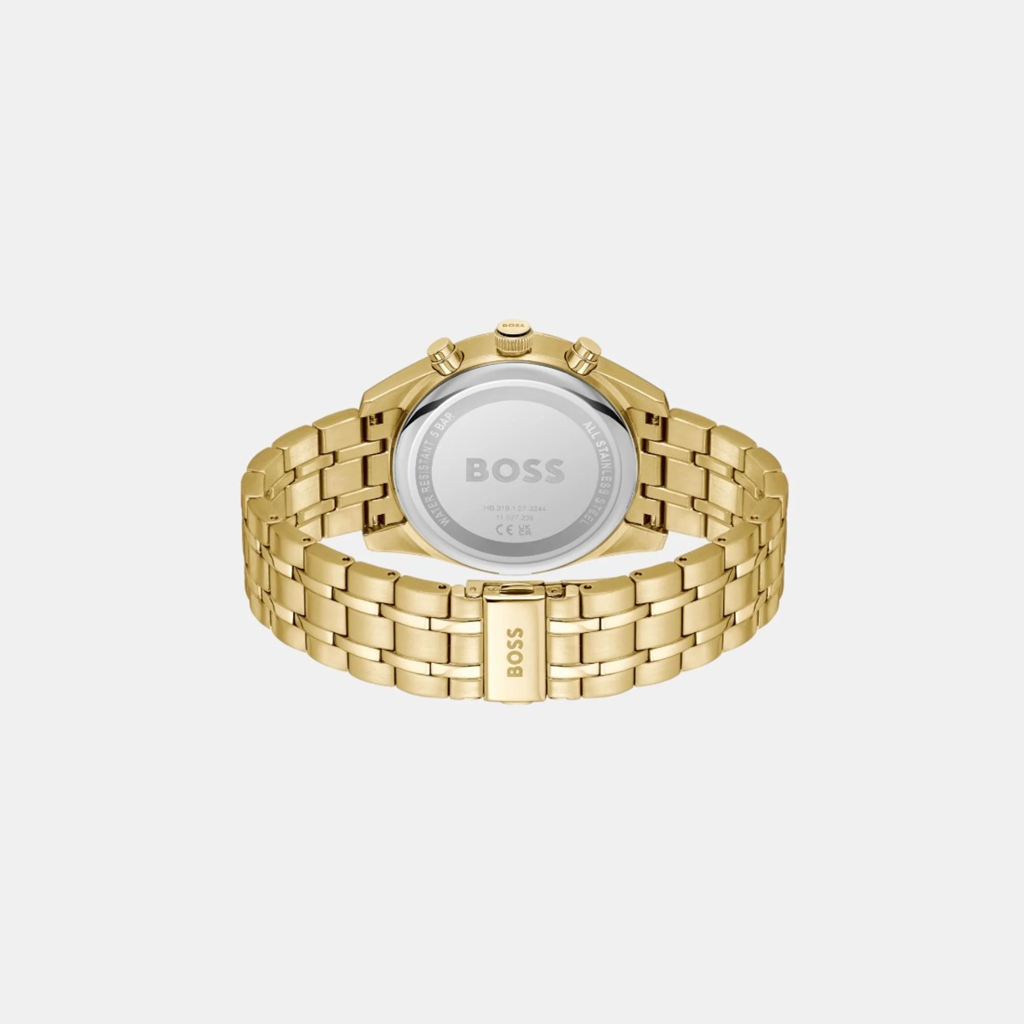 Skytraveller Men Quartz Black Dial Chronograph Stainless Steel Watch 1514152 - Image 5