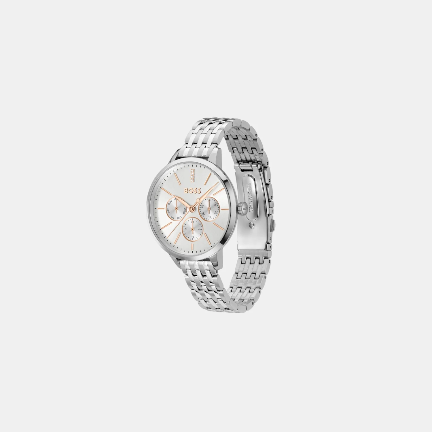 Symphony Le Women Quartz Gold Dial Multi-Function Stainless Steel Watch 1502781 - Image 2