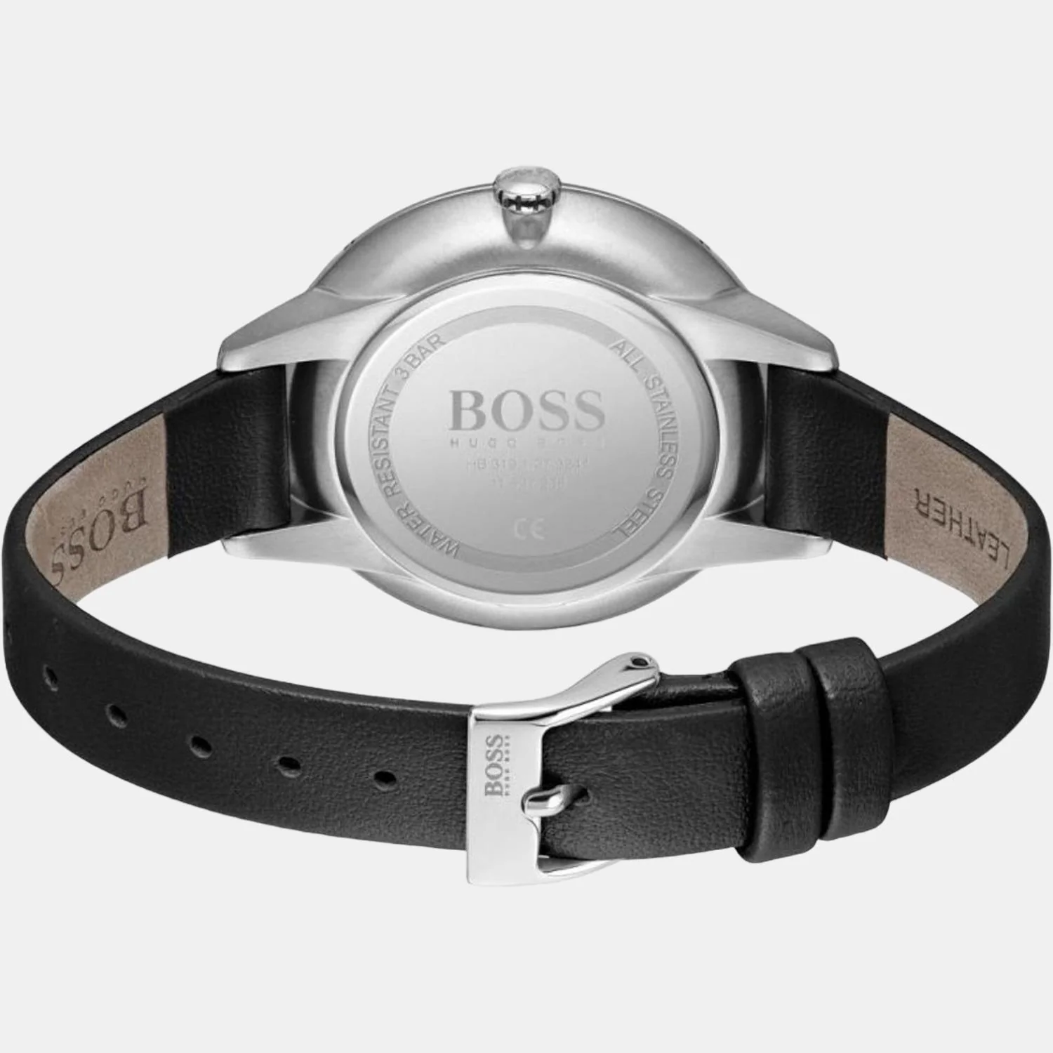 Symphony Women Quartz Black Dial Analog Leather Watch 1502609 - Image 3