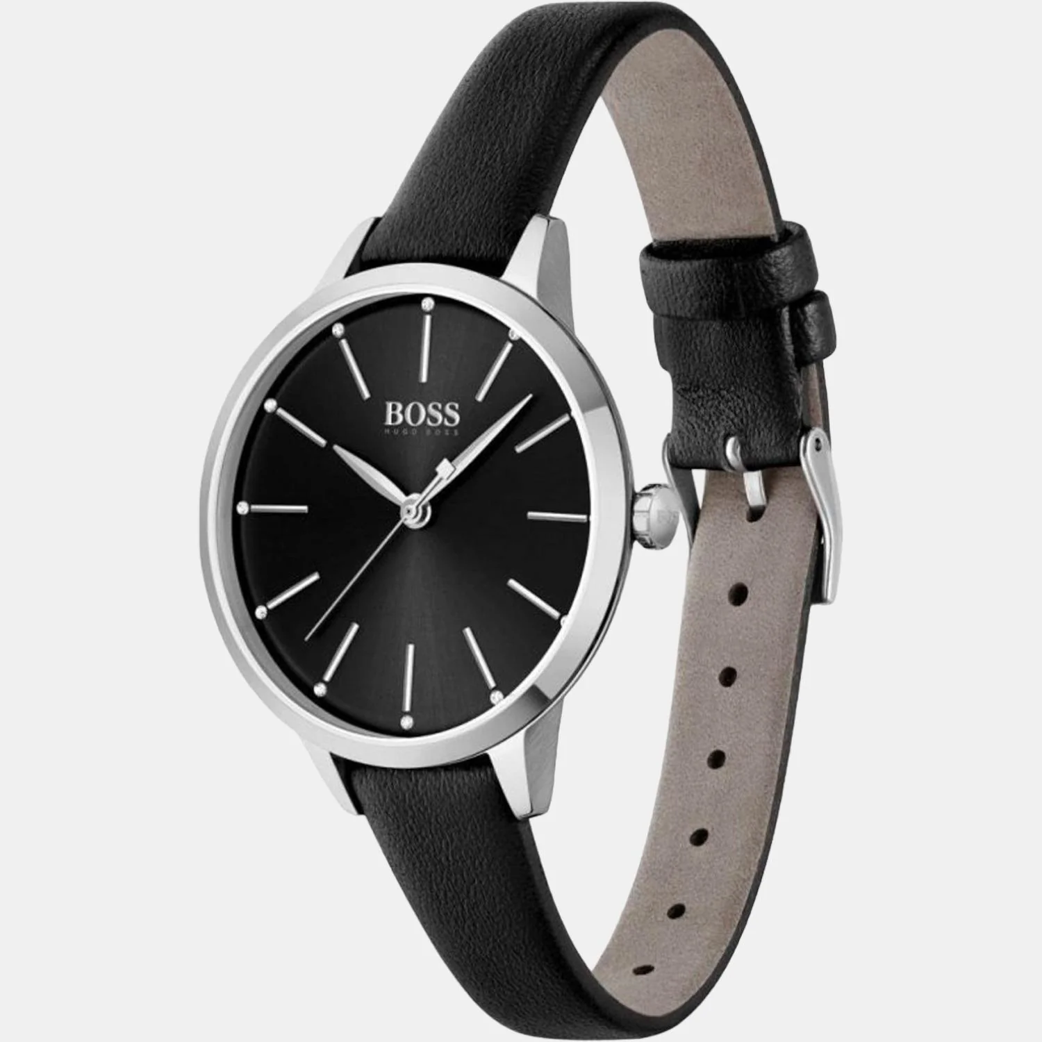 Symphony Women Quartz Black Dial Analog Leather Watch 1502609 - Image 4