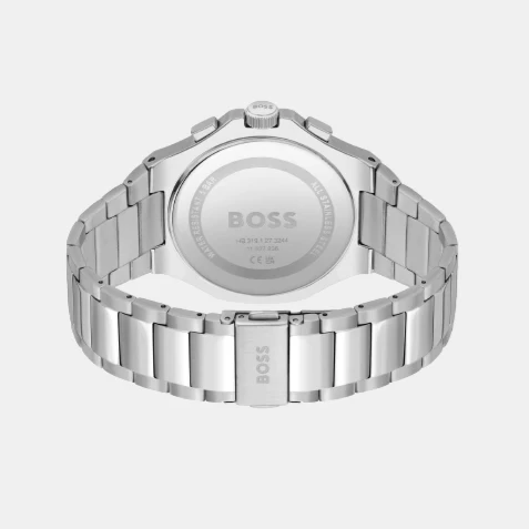 Taper Men Quartz Silver Dial Chronograph Stainless Steel Watch 1514087 - Image 3