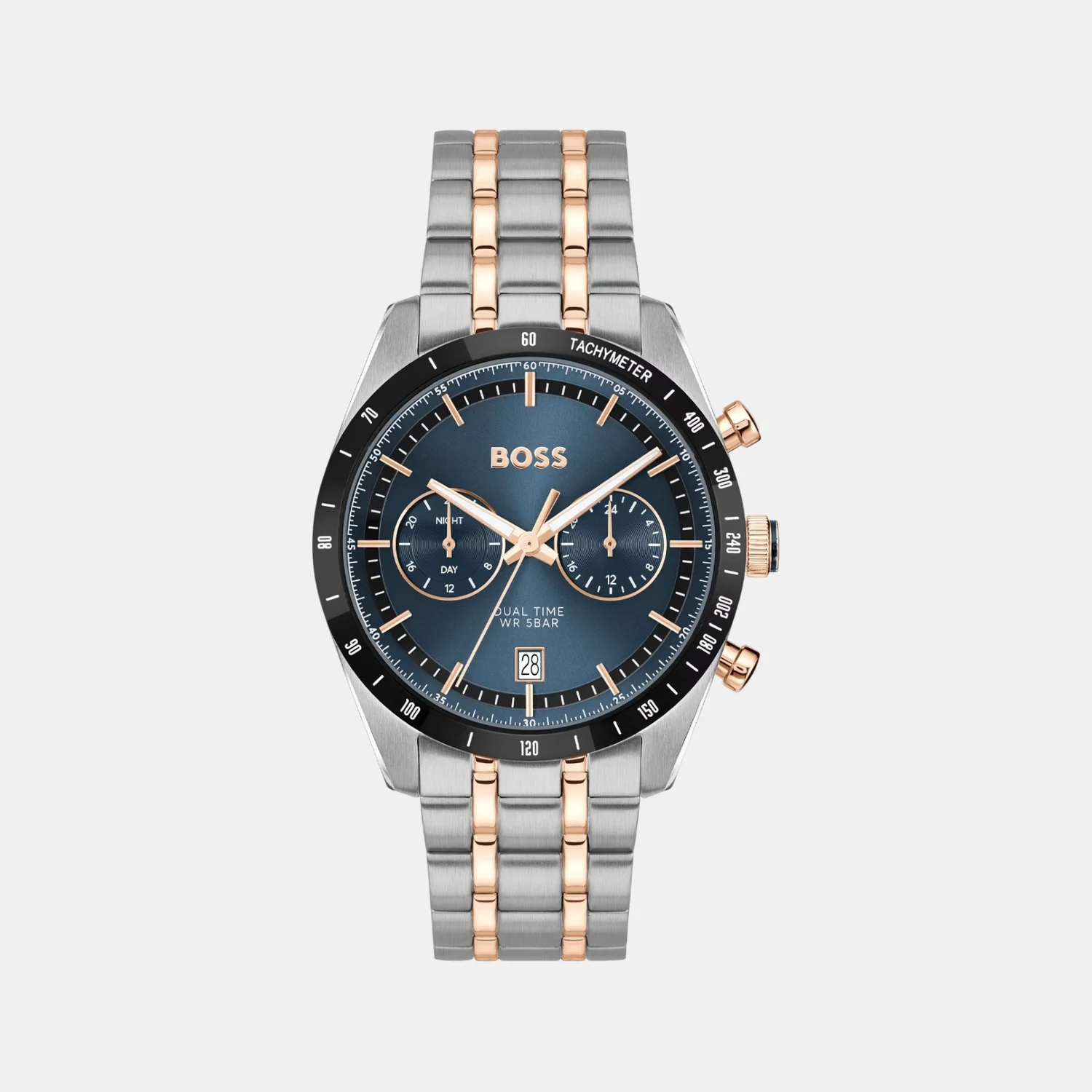 Tourmaster Men Quartz Blue Dial Multi-Function Stainless Steel Watch 1514288