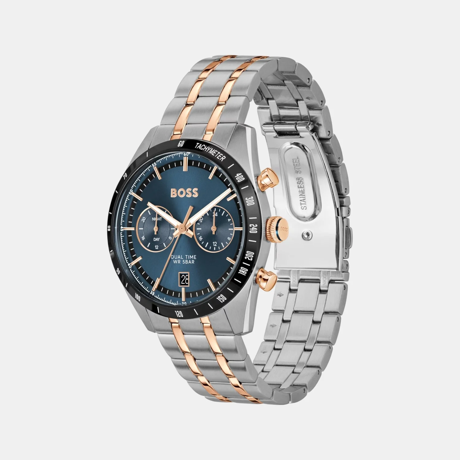 Tourmaster Men Quartz Blue Dial Multi-Function Stainless Steel Watch 1514288 - Image 2