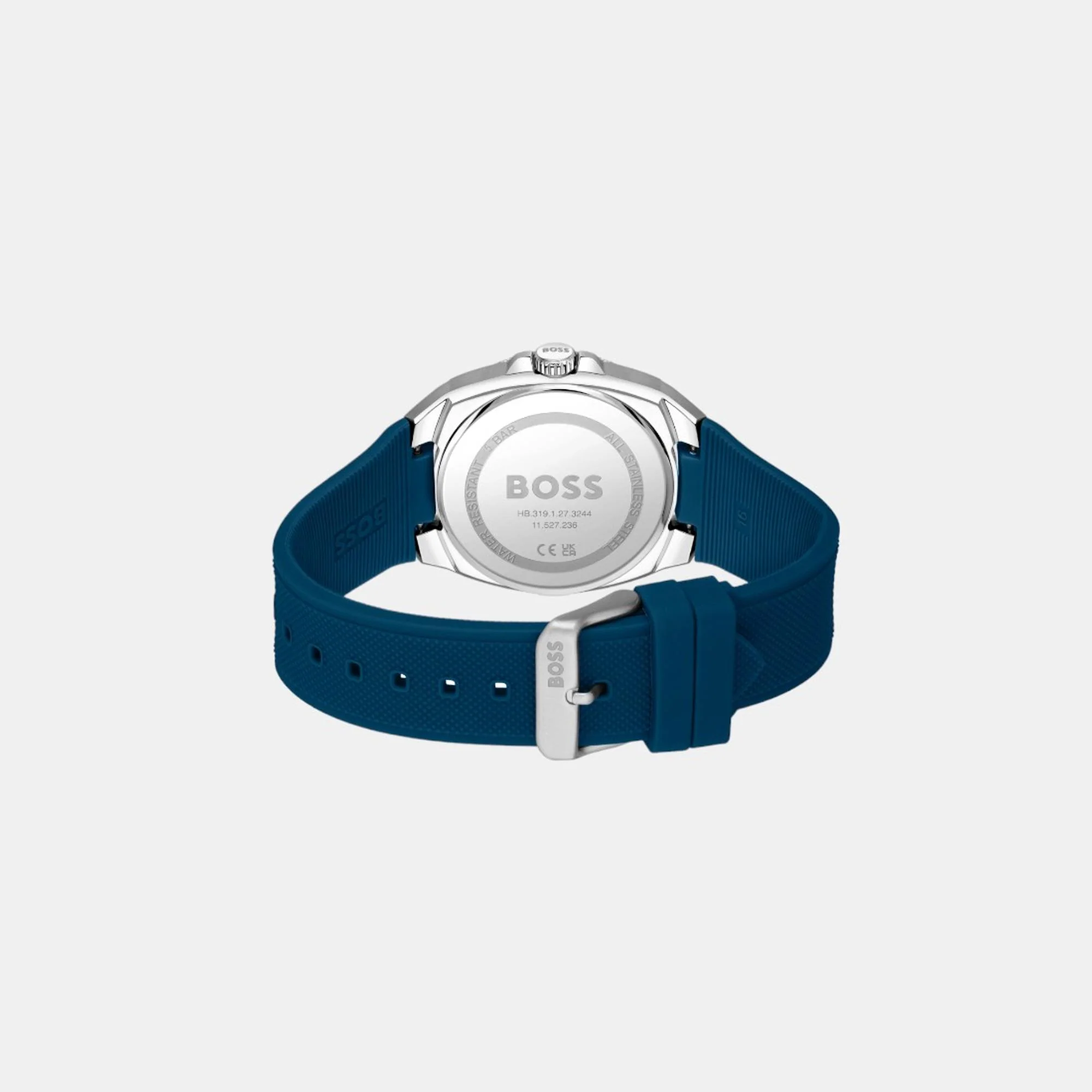 Walker Men Quartz Blue Dial Analog Silicone Watch 1514139 - Image 3