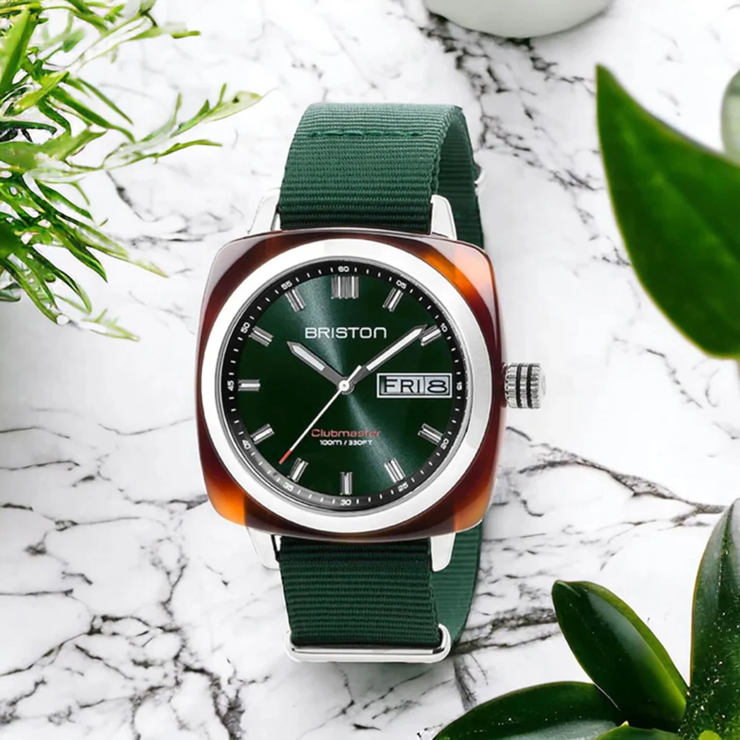 Men Quartz Green Dial Analog NATO Watch 17342.SA.TS.10.NBG - Image 3