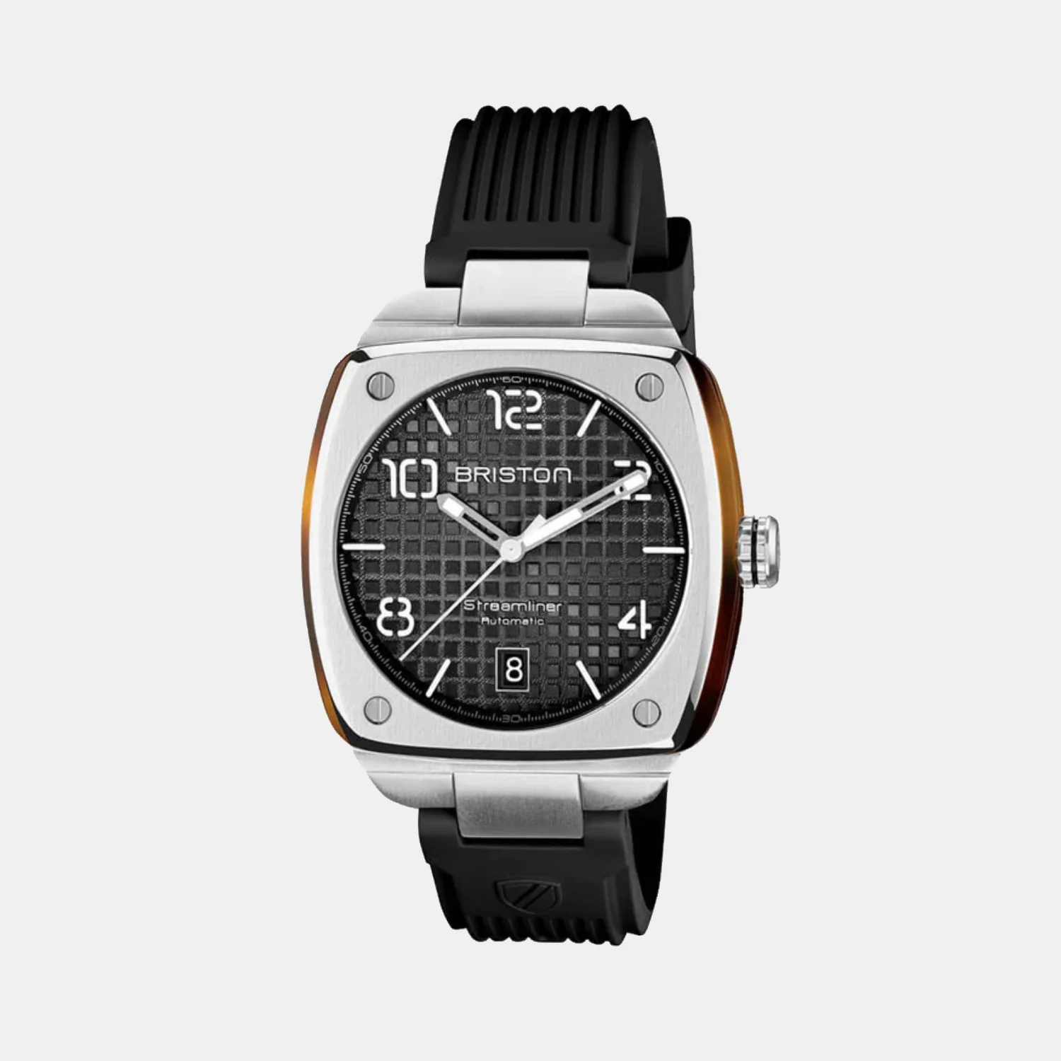 Streamliner Urban Men Automatic Black Dial Analog Rubber Watch 23640.S.T.1.RB