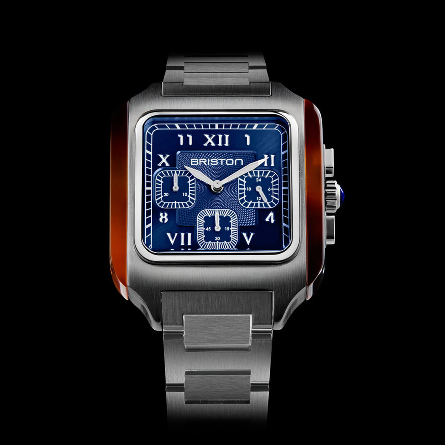 Unisex Quartz Blue Dial Chronograph Stainless Steel Watch 261838.SA.T.9.SB - Image 2