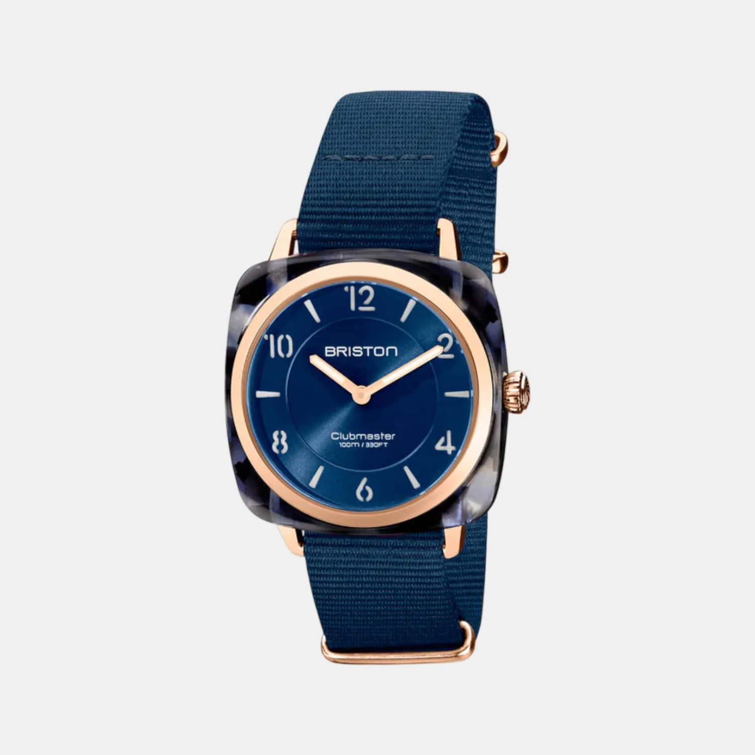 Clubmaster Chic Women Quartz Midnight Blue Dial Analog NATO Watch 21536.PRA.UB.33.NMB - Image 2