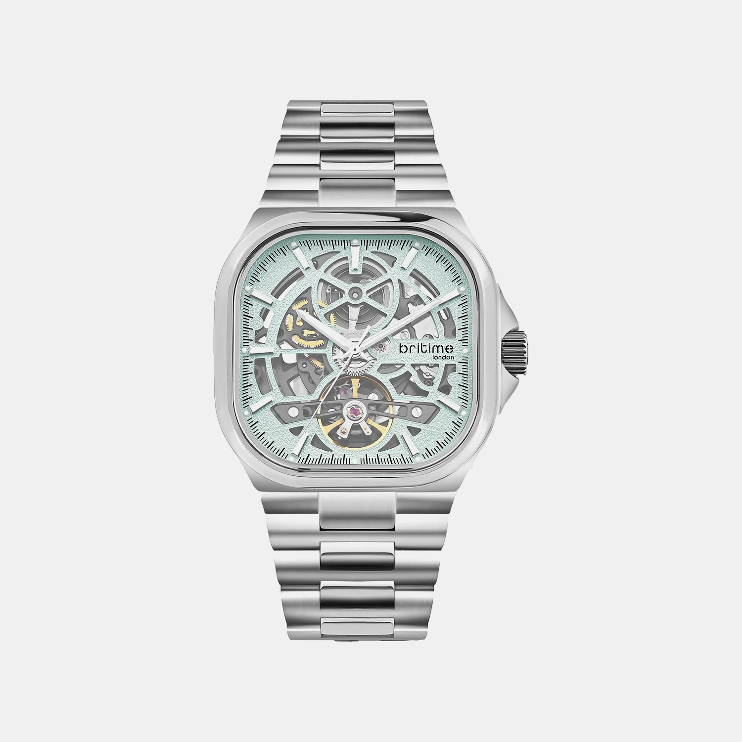 Monarch Men Automatic Blue Dial Analog Steel Watch 969-M11801