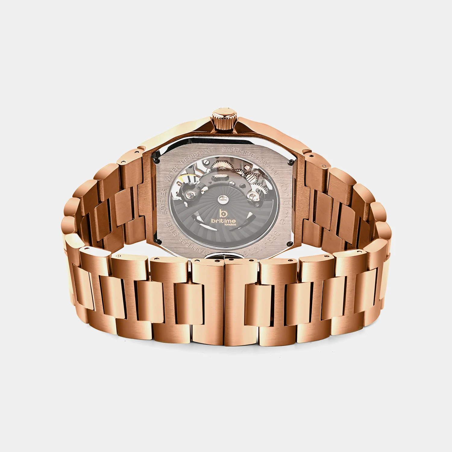 Monarch Men Automatic Brown Dial Analog Steel Watch 969-M30603 - Image 6