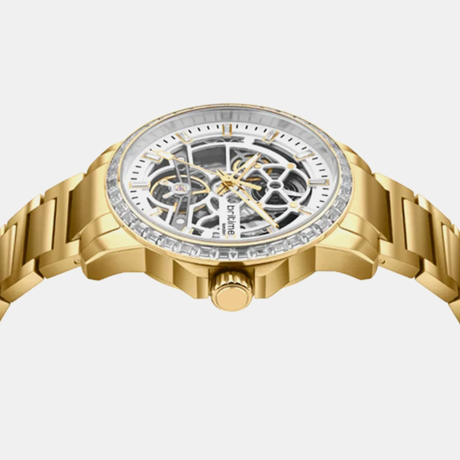 Vantor Men Automatic Silver Dial Analog Metal Watch 585-M20302 - Image 3