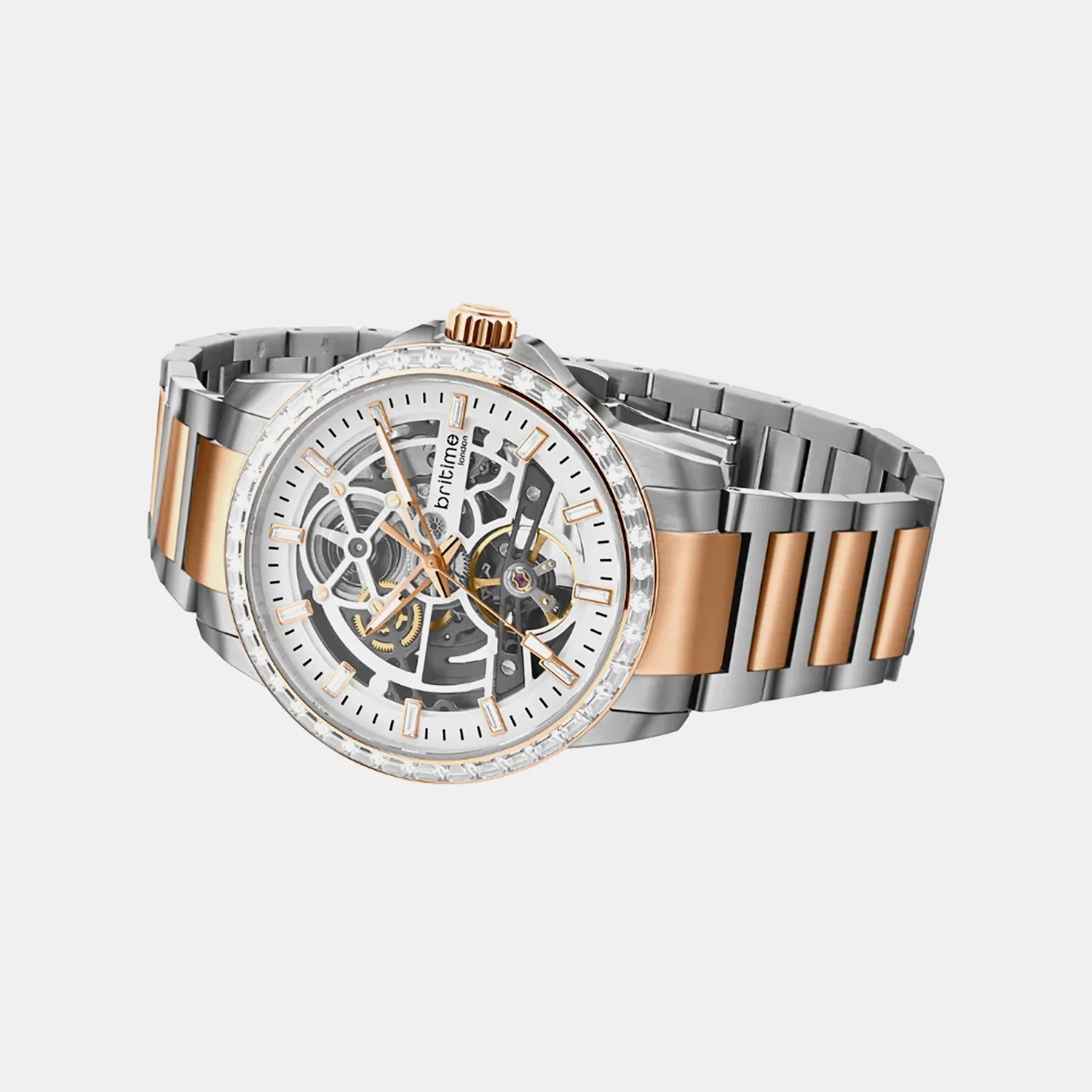 Vantor Men Automatic Silver Dial Analog Metal Watch 585-M30305 - Image 2