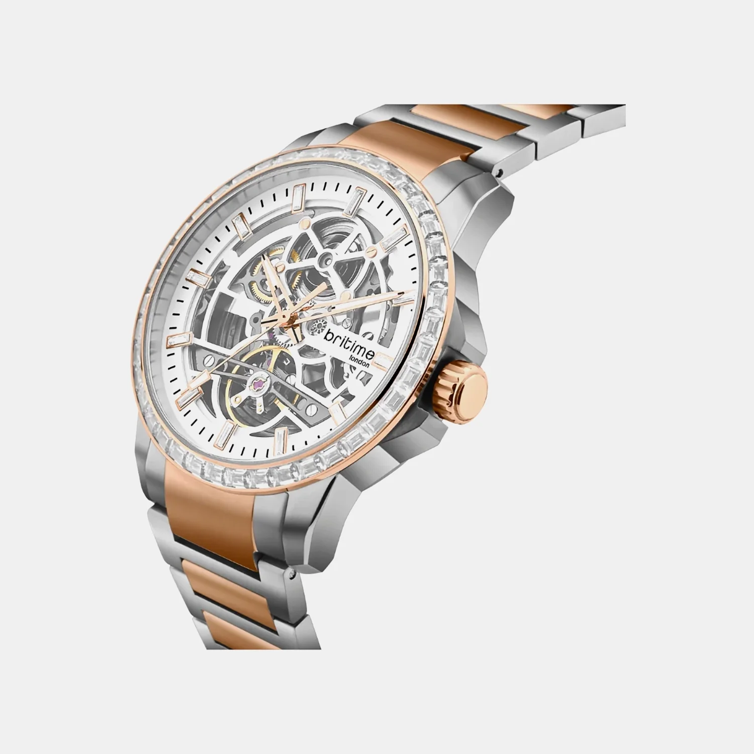 Vantor Men Automatic Silver Dial Analog Metal Watch 585-M30305 - Image 3
