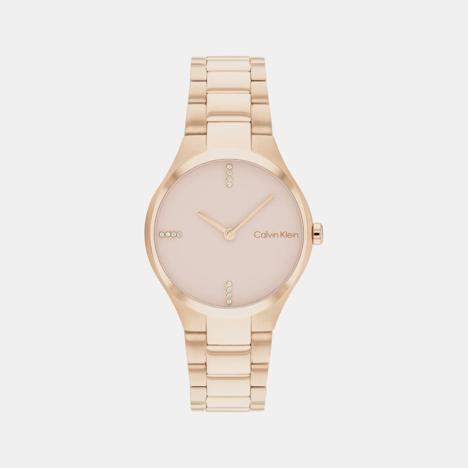 Admire Women Quartz Rose Gold Dial Analog Stainless Steel Watch 25200334