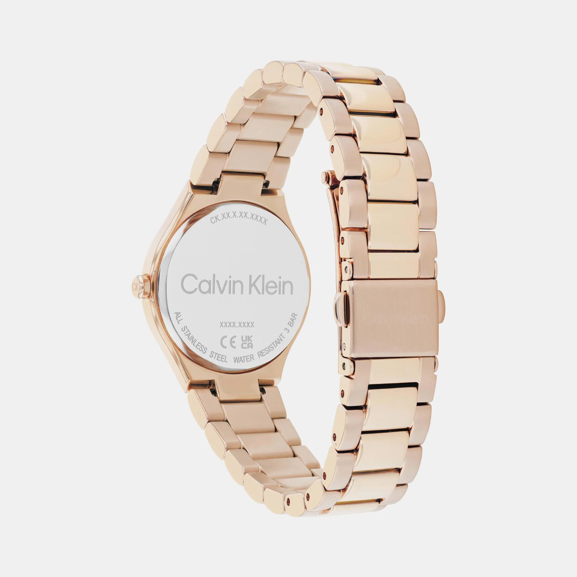 Admire Women Quartz Rose Gold Dial Analog Stainless Steel Watch 25200334 - Image 3