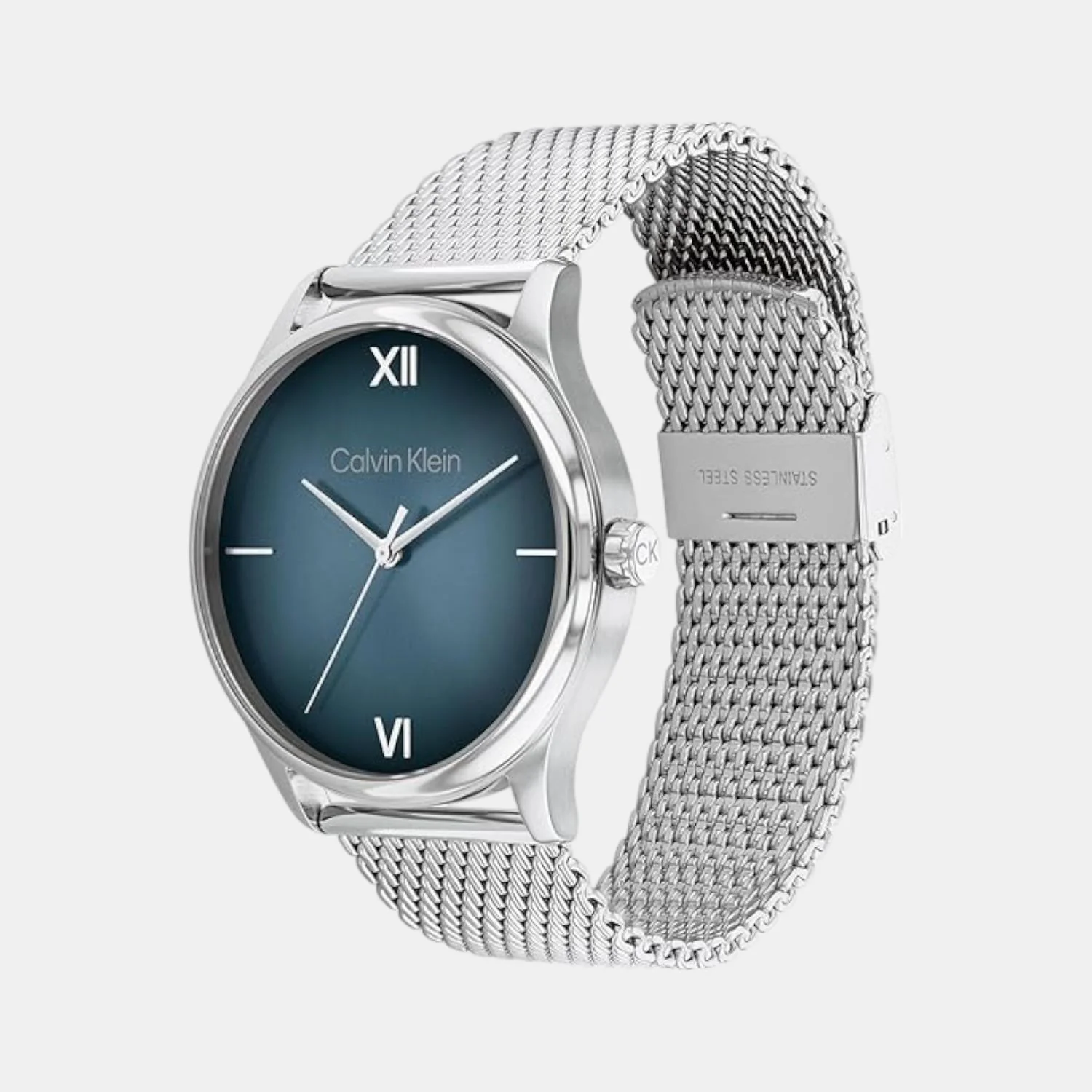 Ascend Men Quartz Blue Dial Analog Stainless Steel Watch 25200450 - Image 2