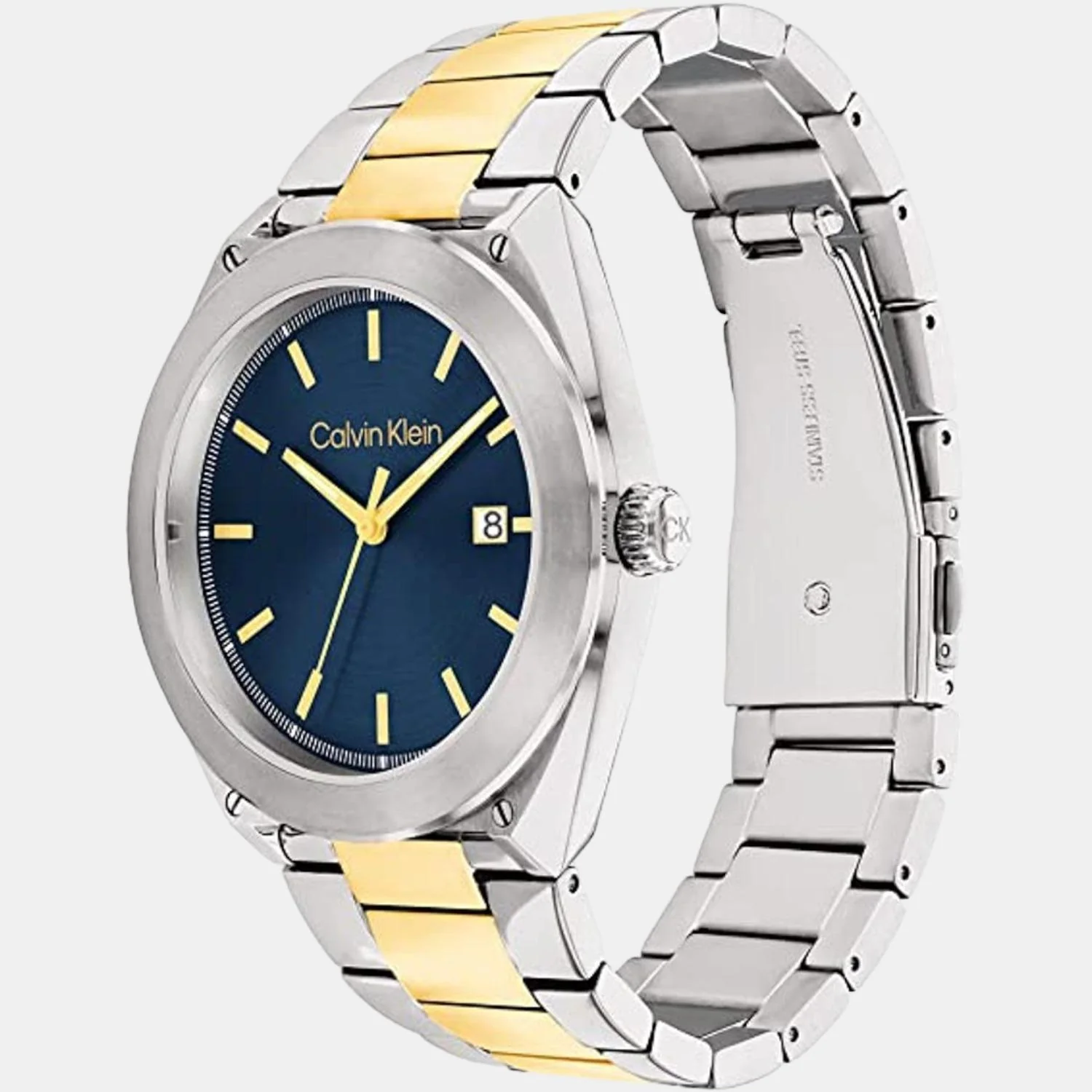 Casual Essentials Men Quartz Blue Dial Analog Stainless Steel Watch 25200198 - Image 2