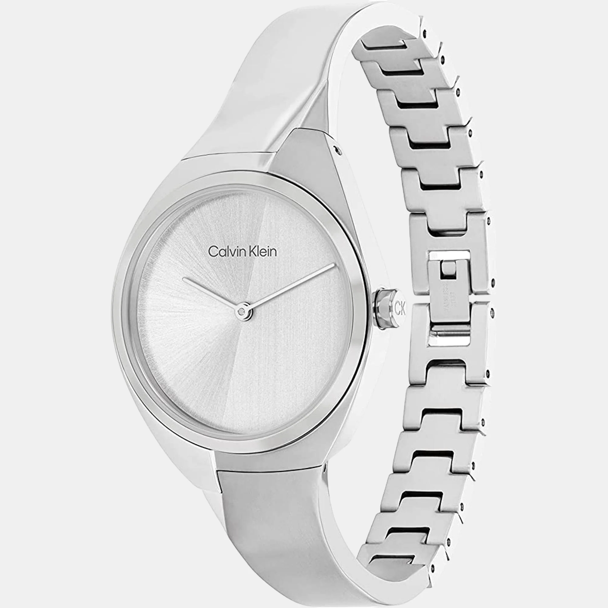 Charming Women Quartz Silver Dial Analog Stainless Steel Watch 25200234 - Image 3
