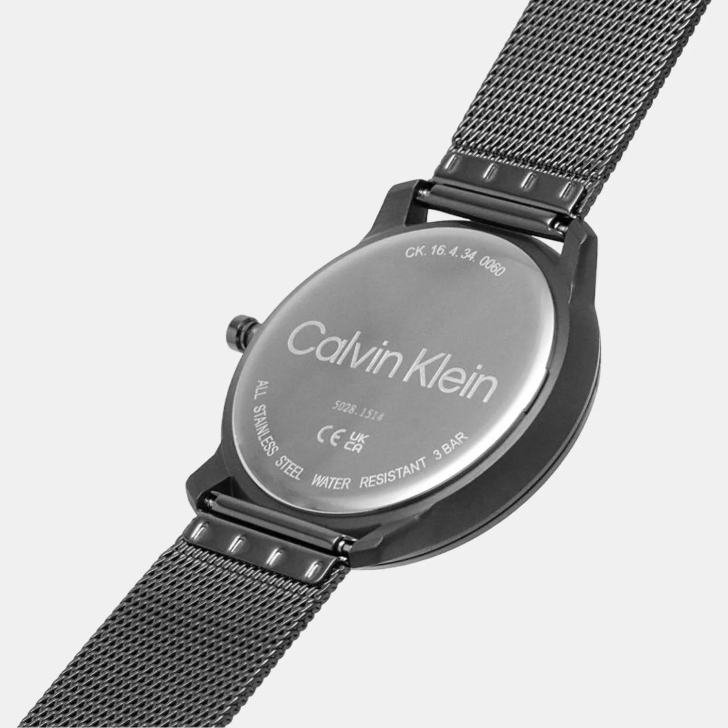 Ck Iconic Unisex Quartz Grey Dial Analog Stainless Steel Watch 25200030 - Image 4
