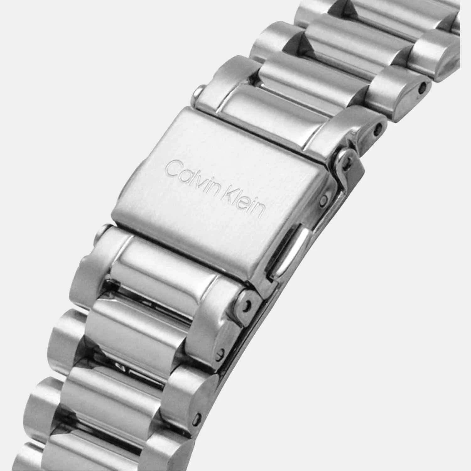 Ck Iconic Unisex Quartz Silver Dial Analog Stainless Steel Watch 25200041 - Image 4