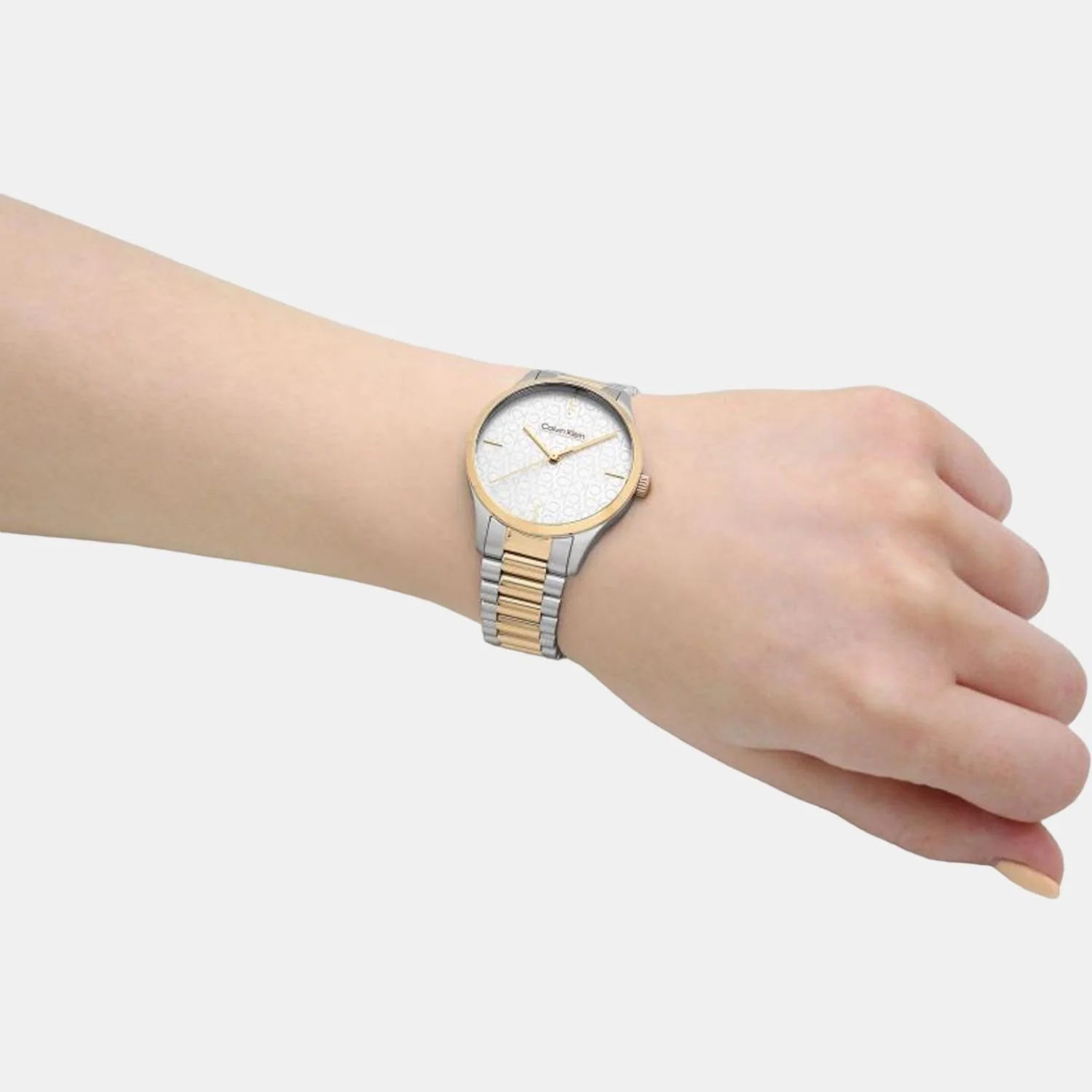 Ck Iconic Unisex Quartz Silver Dial Analog Stainless Steel Watch 25200167 - Image 4