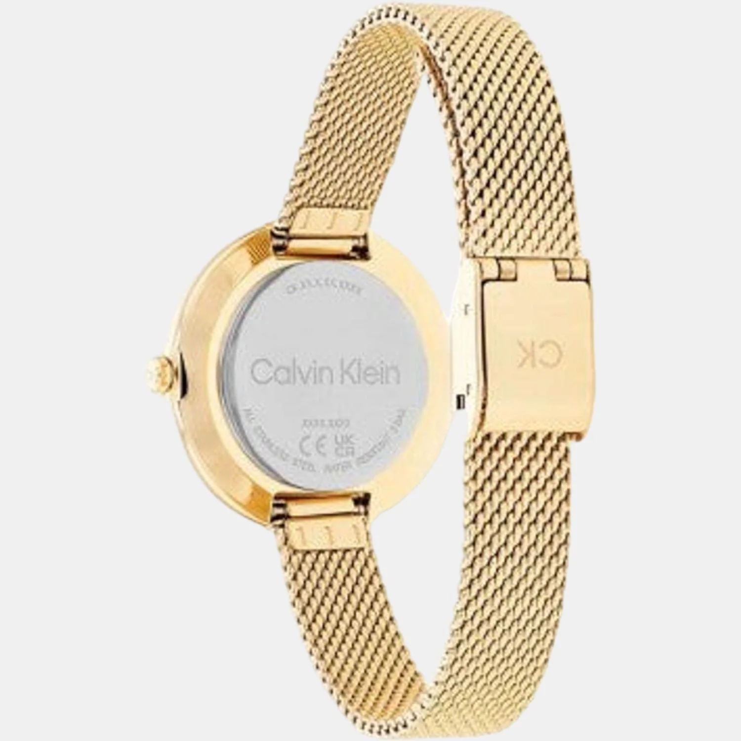 Ck Iconic Women Quartz Black Dial Analog Mesh Watch 25200186 - Image 4