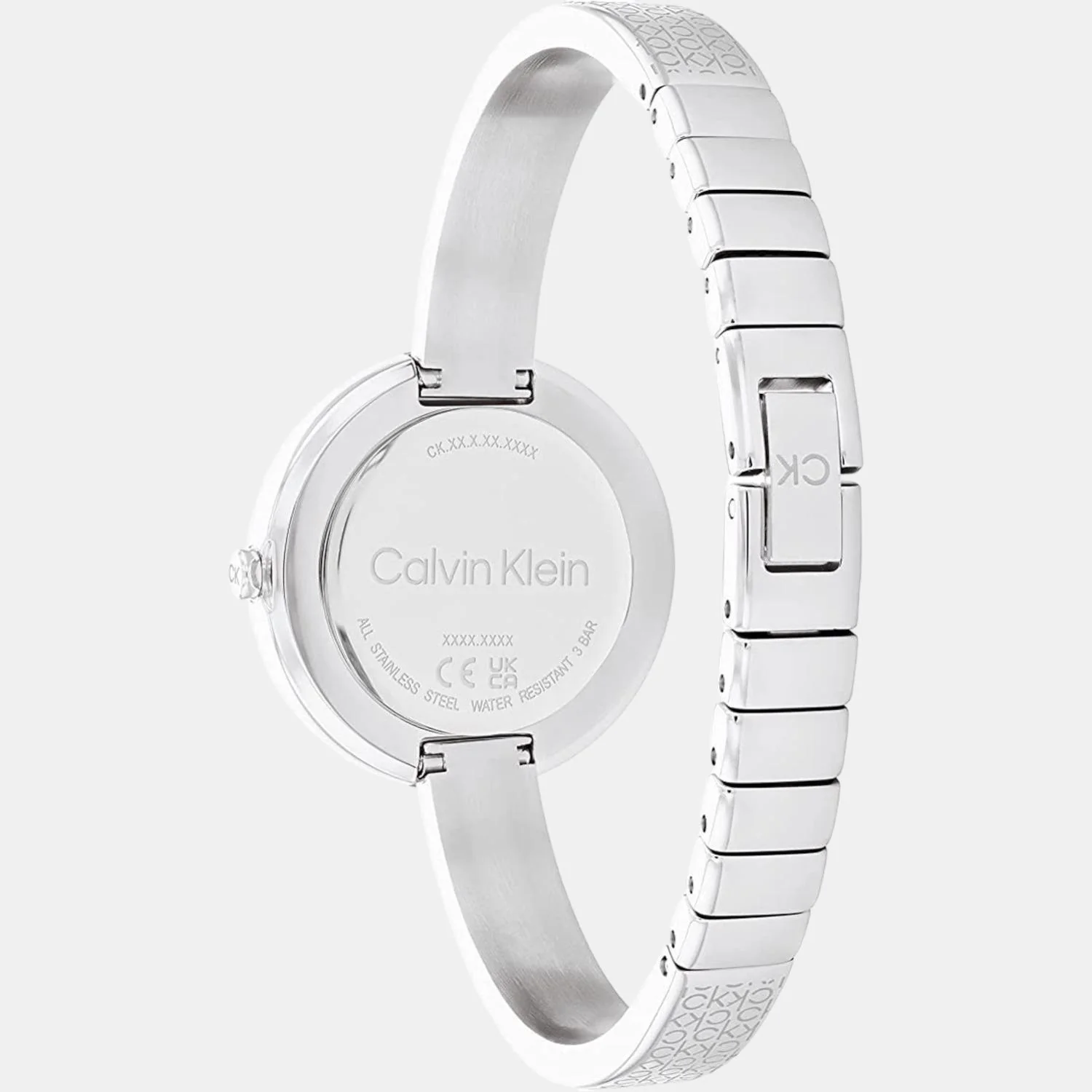 Ck Iconic Women Quartz Silver Dial Analog Stainless Steel Watch 25200181 - Image 3
