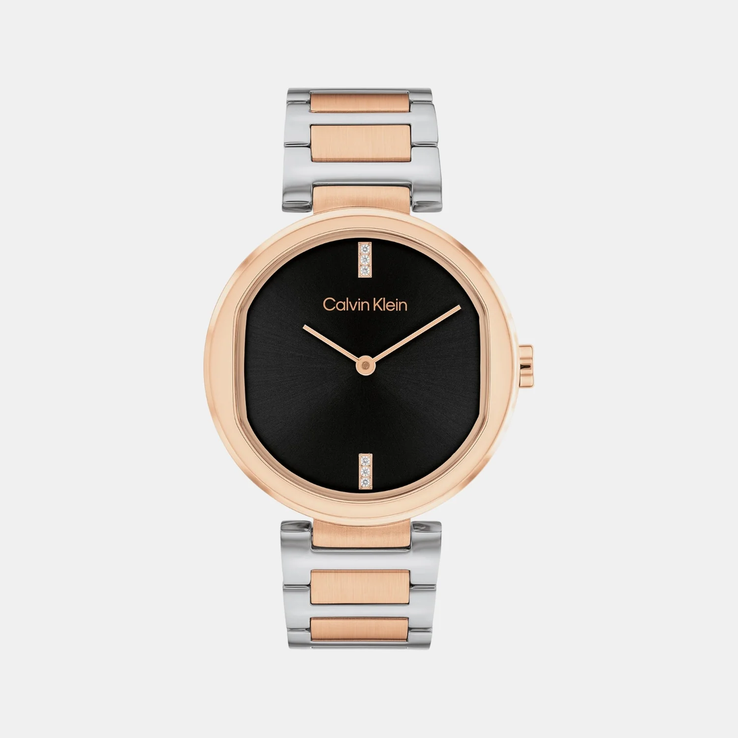 Ck Sensation Women Quartz Black Dial Analog Stainless Steel Watch 25200432