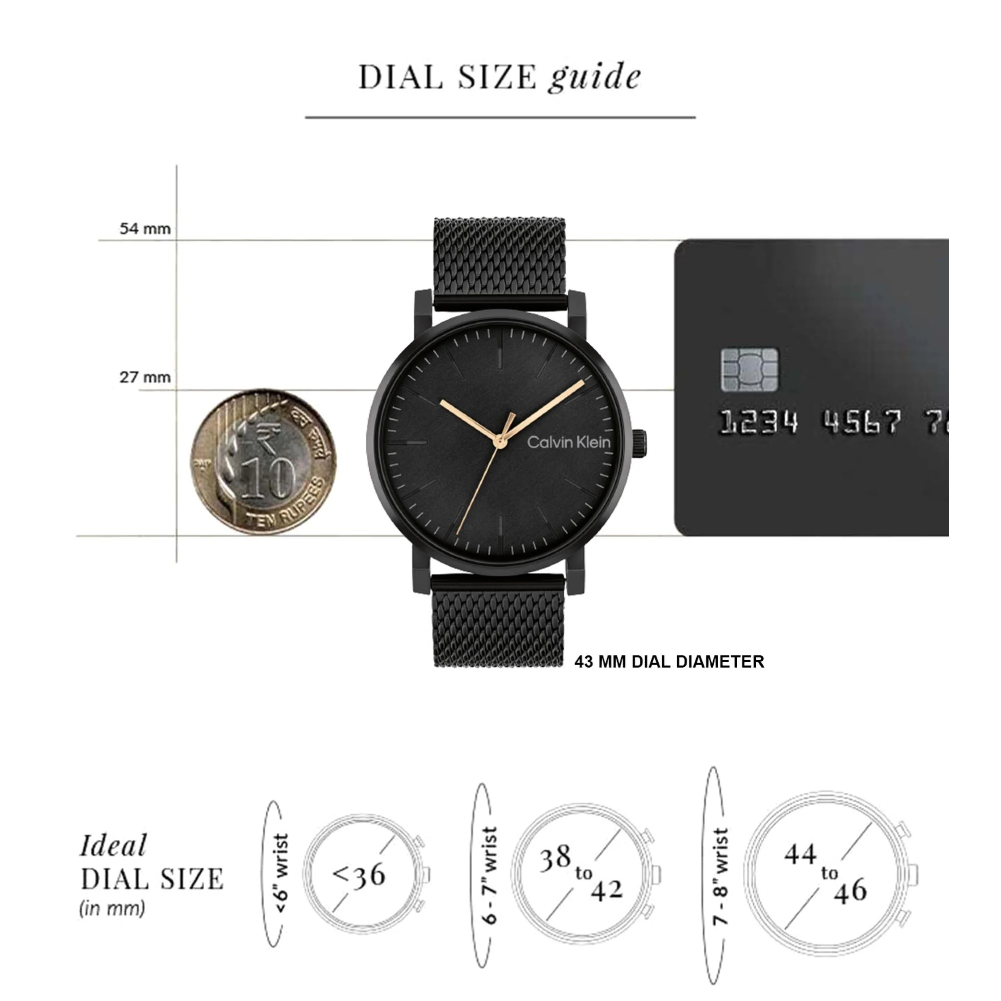 Ck Slate Men Quartz Black Dial Analog Stainless Steel Watch 25200259 - Image 5