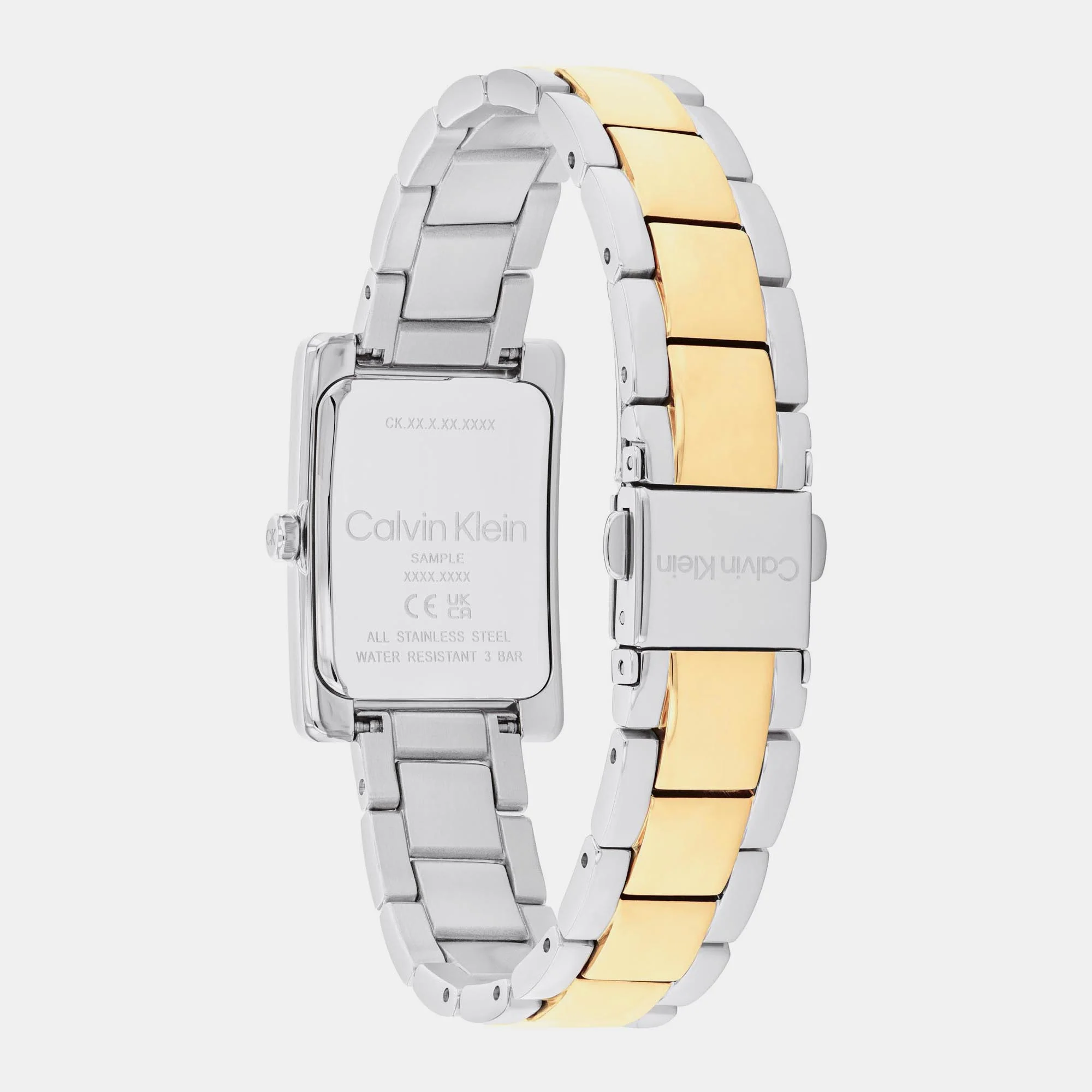 Ck Styled Women Quartz Silver Dial Analog Stainless Steel Watch 25200420 - Image 3