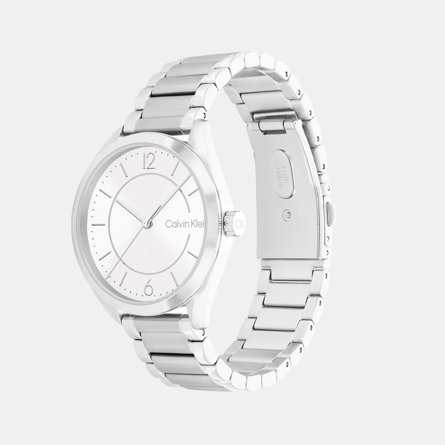 Essentials Women Quartz Silver Dial Analog Stainless Steel Watch 25200190 - Image 2