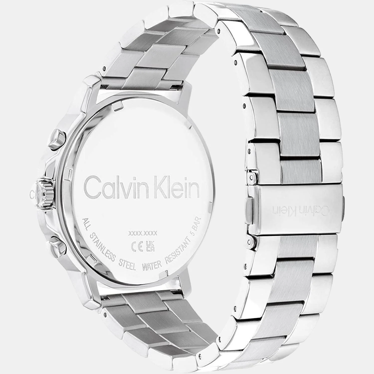 Gauge Sport Men Quartz Black Dial Chronograph Stainless Steel Watch 25200067 - Image 3