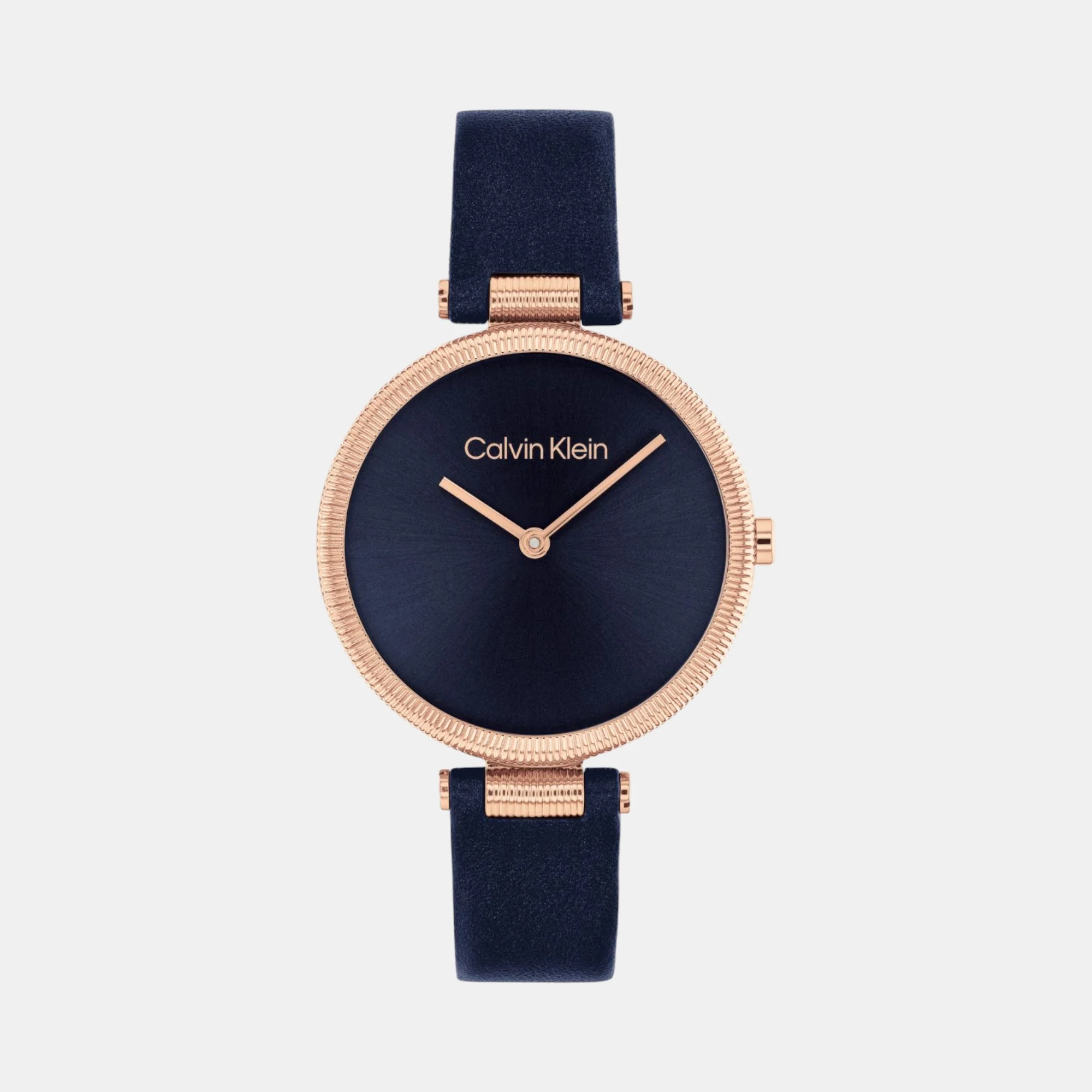 Gleam Women Quartz Blue Dial Analog Leather Watch 25100041