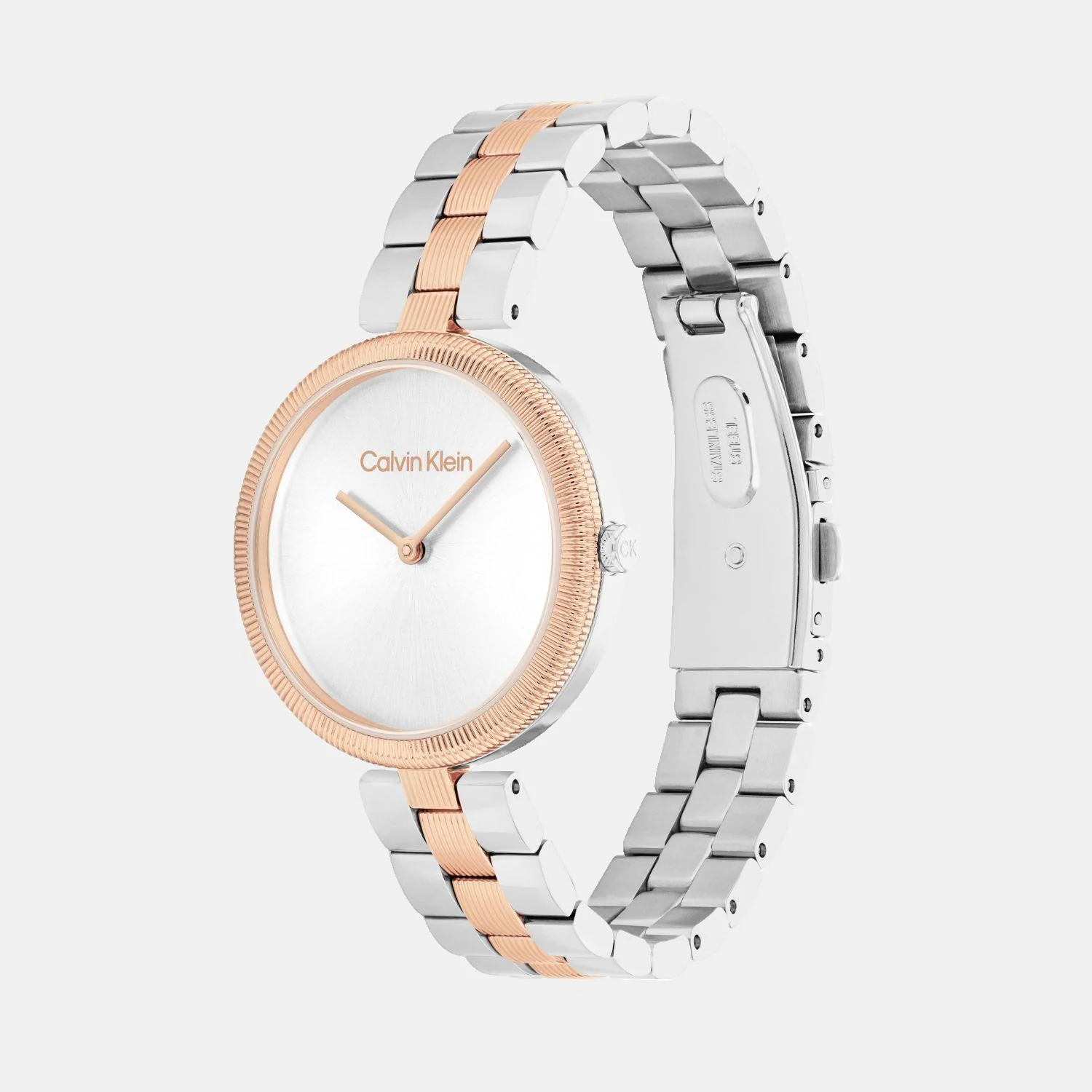 Gleam Women Quartz Dual Tone Dial Analog Stainless Steel Watch 25100040 - Image 2
