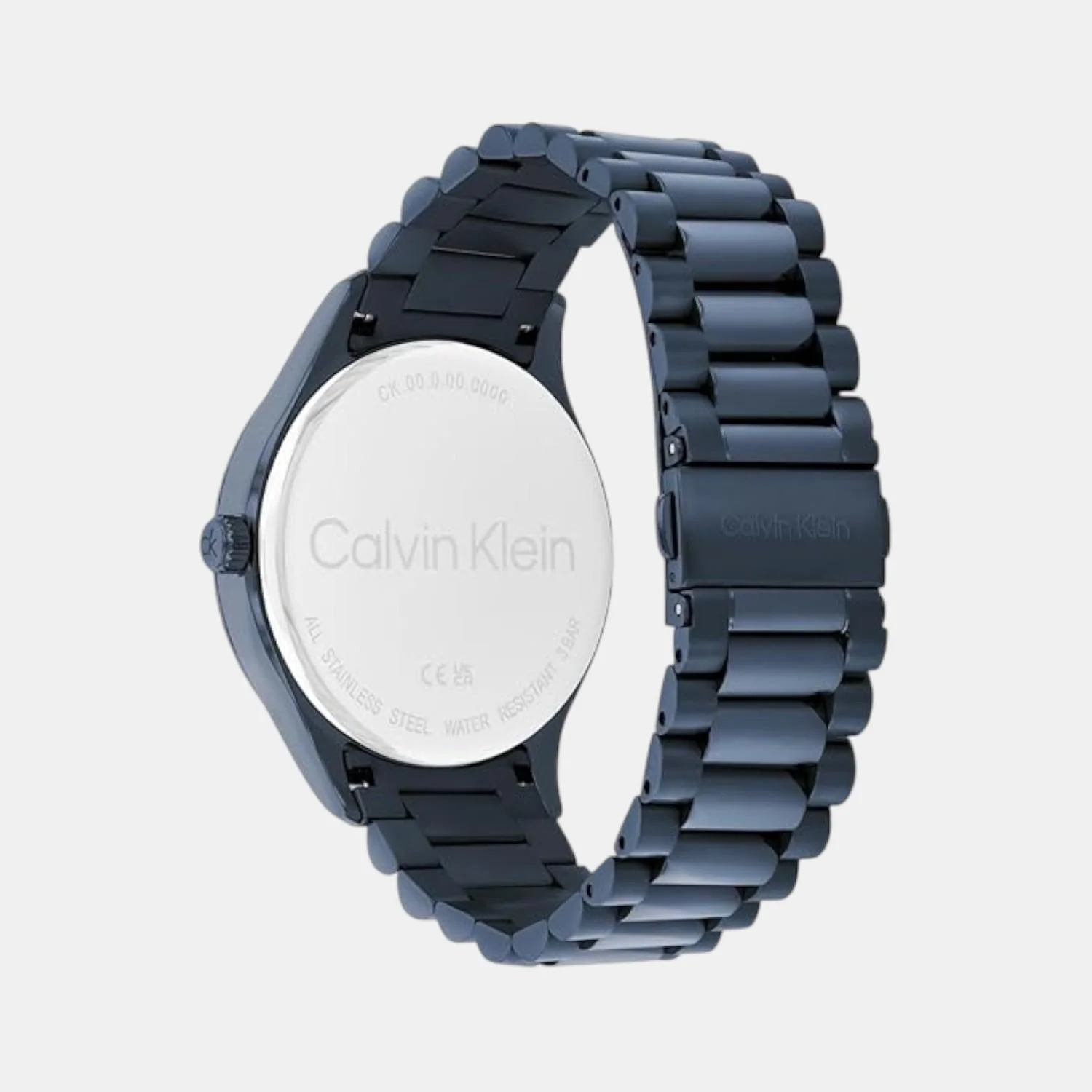 Iconic Men Quartz Blue Dial Analog Stainless Steel Watch 25300026 - Image 3