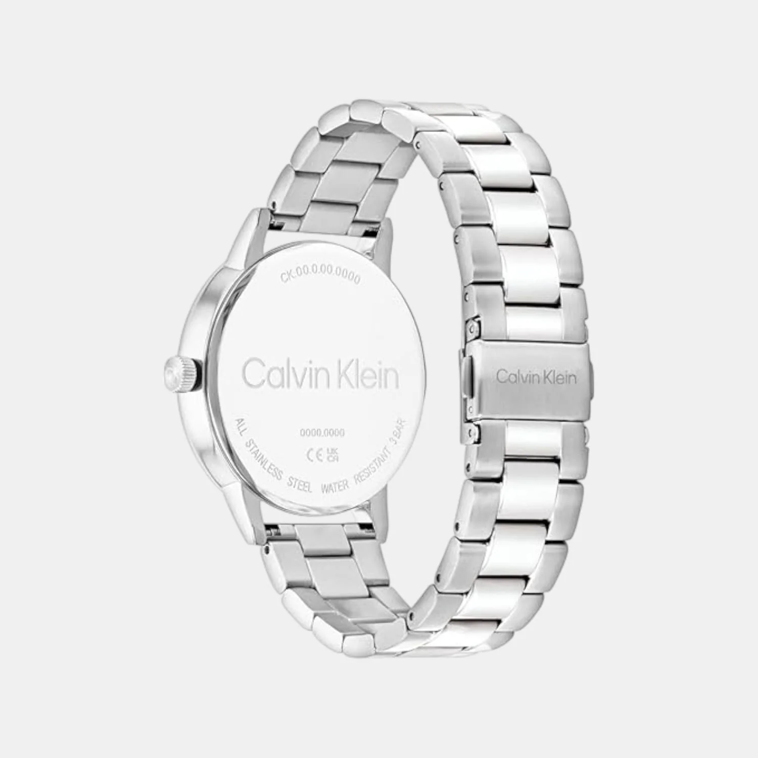 Linked Bracelet For Him Men Quartz White Dial Analog Stainless Steel Watch 25200477 - Image 3