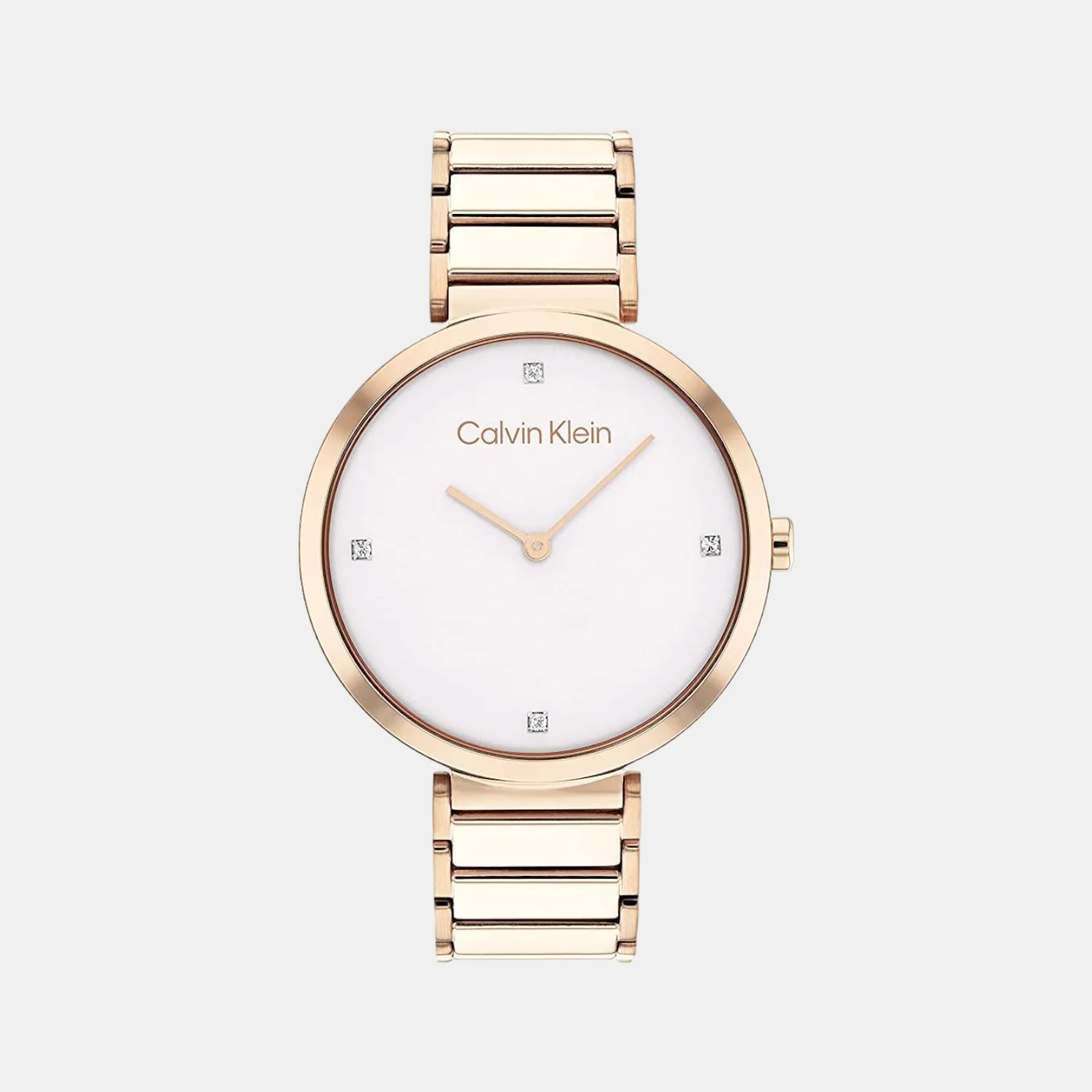 Minimalistic T Bar Women Quartz Grey Dial Analog Stainless Steel Watch 25200135