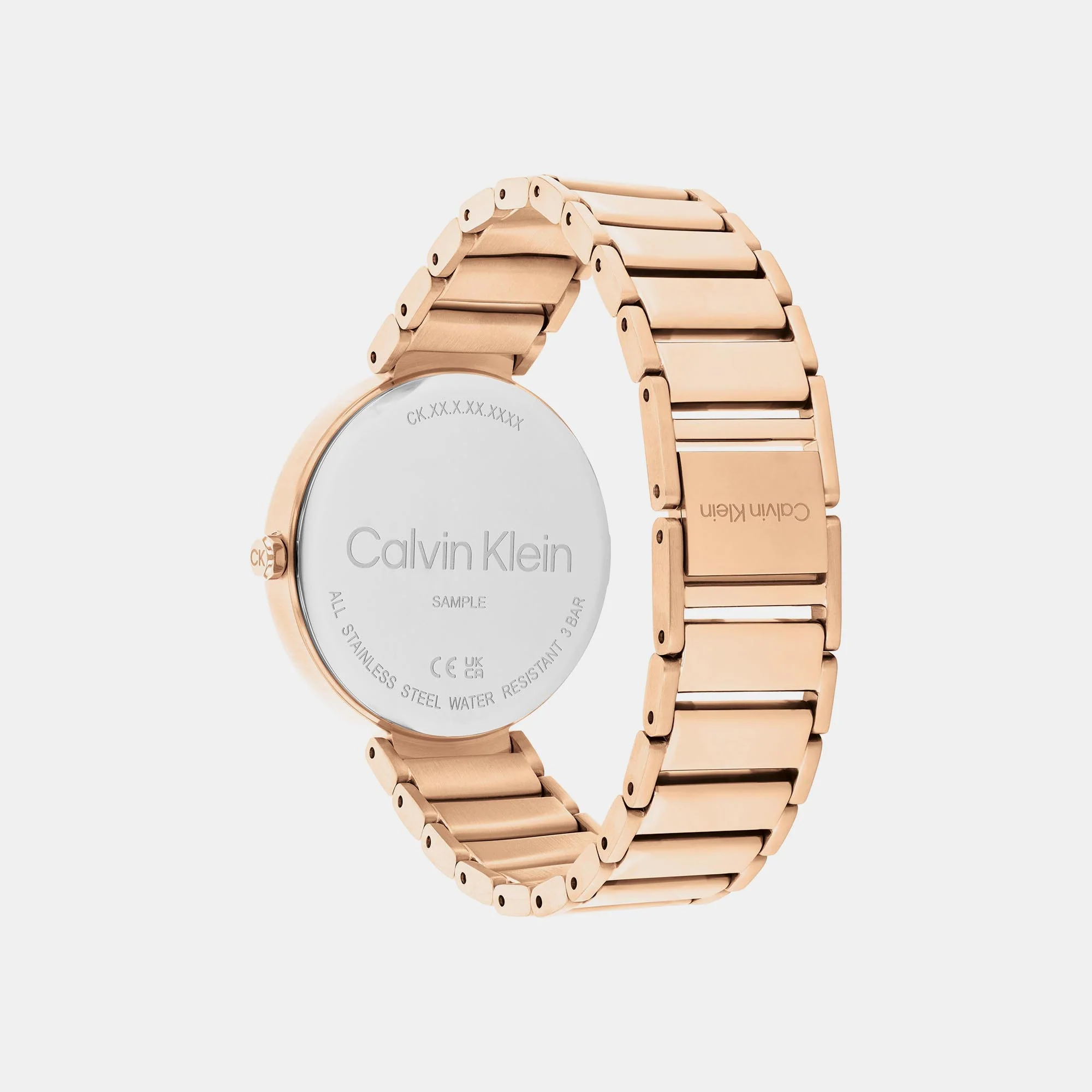 Minimalistic T-Bar Women Quartz Rose Gold Dial Analog Stainless Steel Watch 25200429 - Image 4