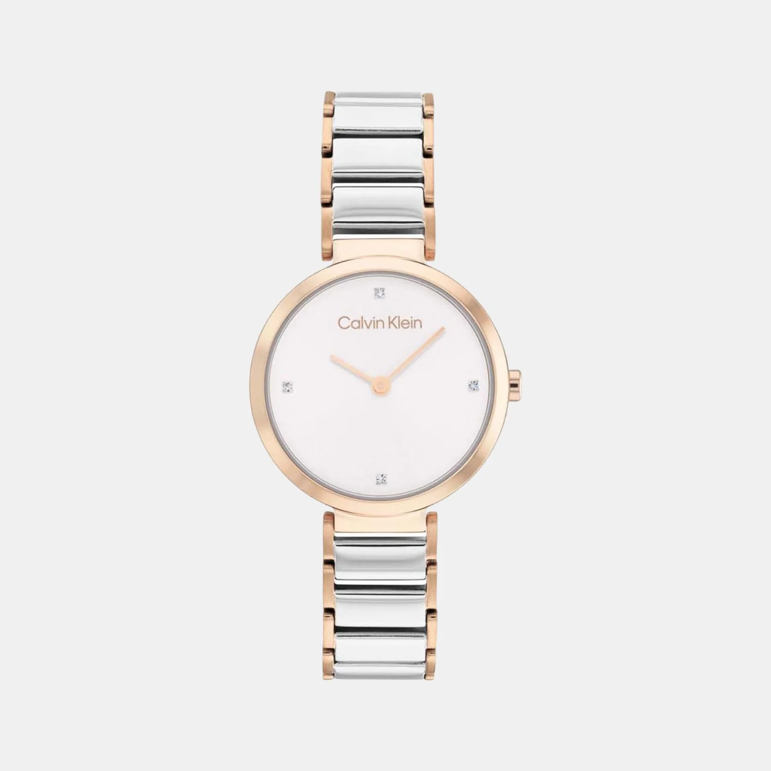 Minimalistic T Bar Women Quartz Silver Dial Analog Stainless Steel Watch 25200139