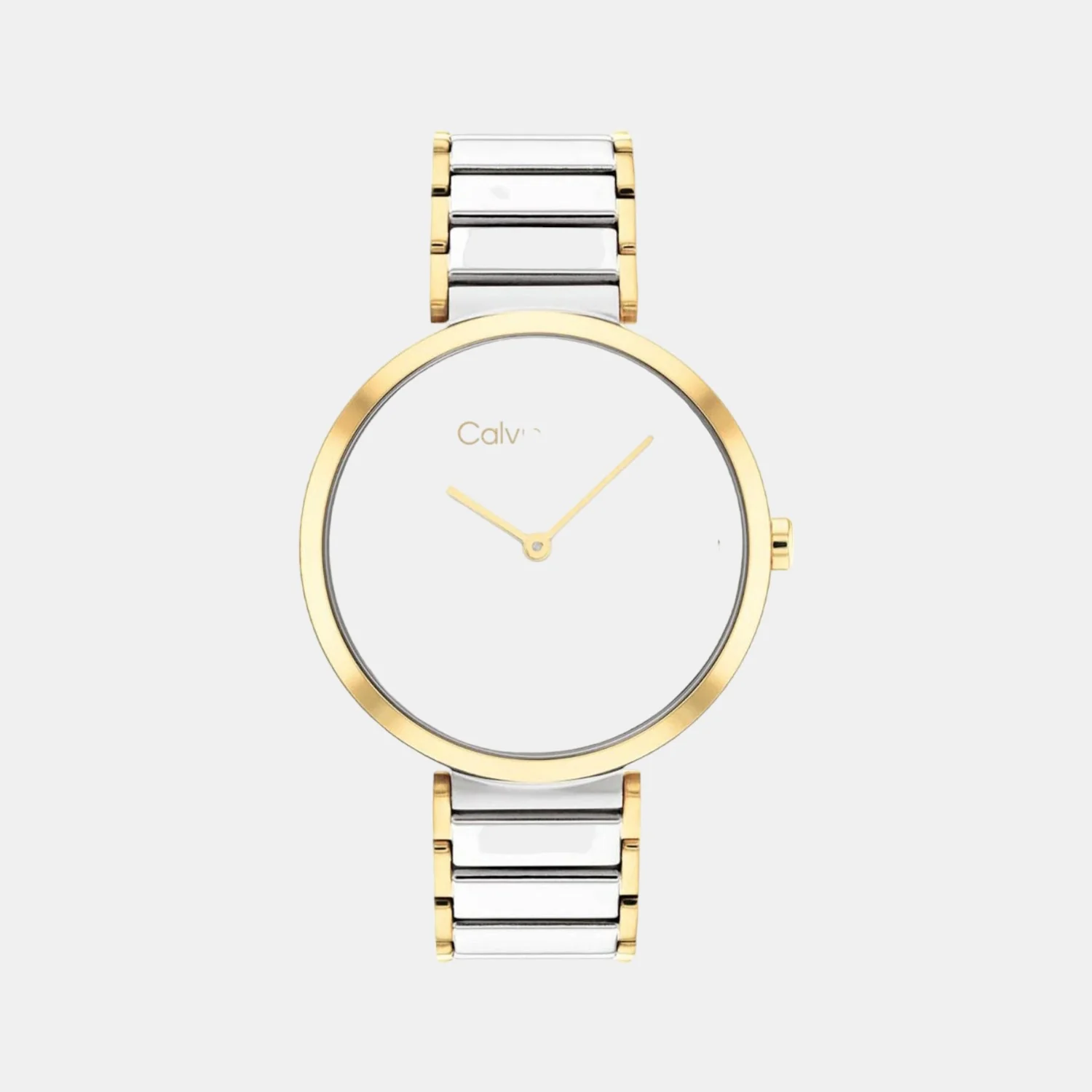 Minimalistic T Bar Women Quartz White Dial Analog Stainless Steel Watch 25200134