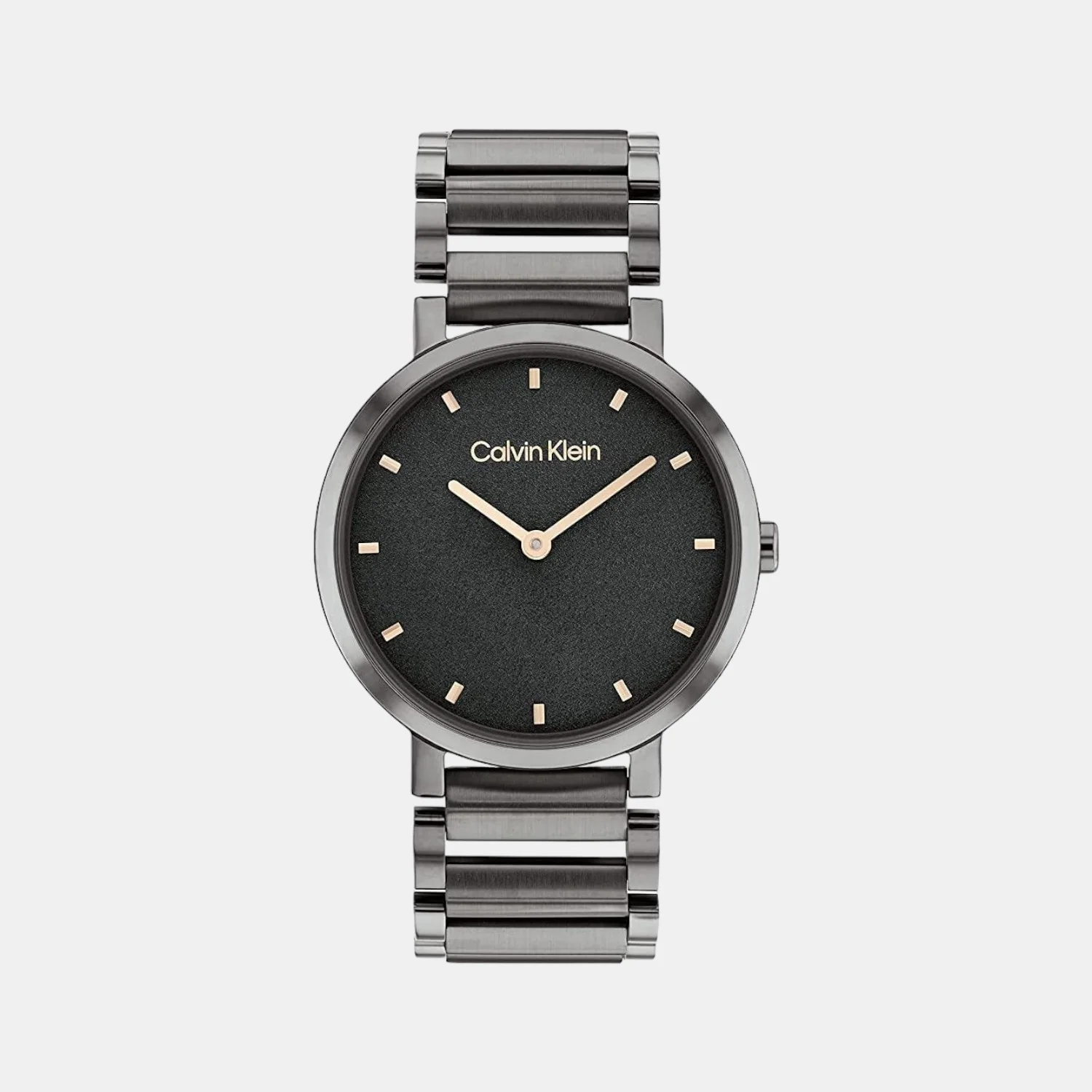 Open Link Women Quartz Grey Dial Analog Stainless Steel Watch 25200088