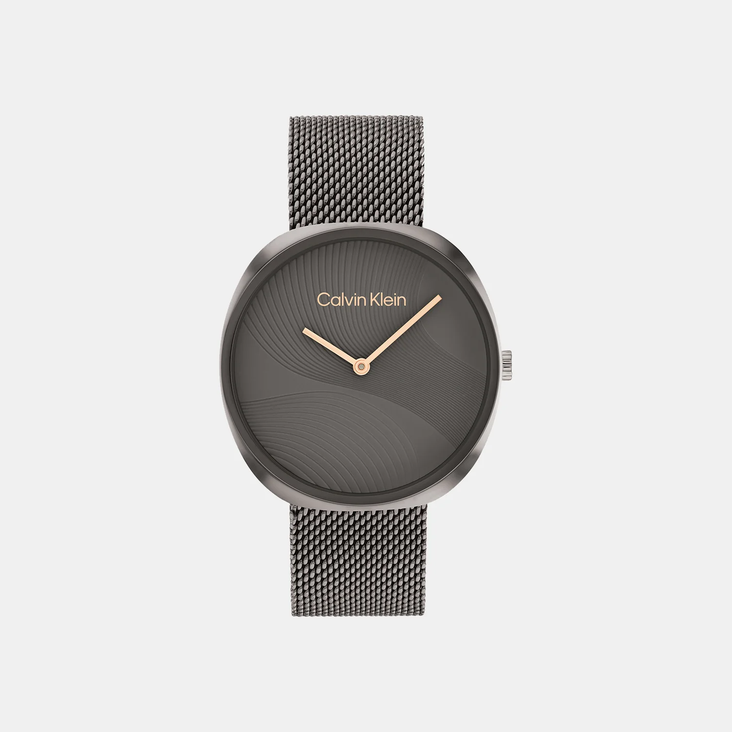 Sculpt Women Quartz Grey Dial Analog Mesh Watch 25200248